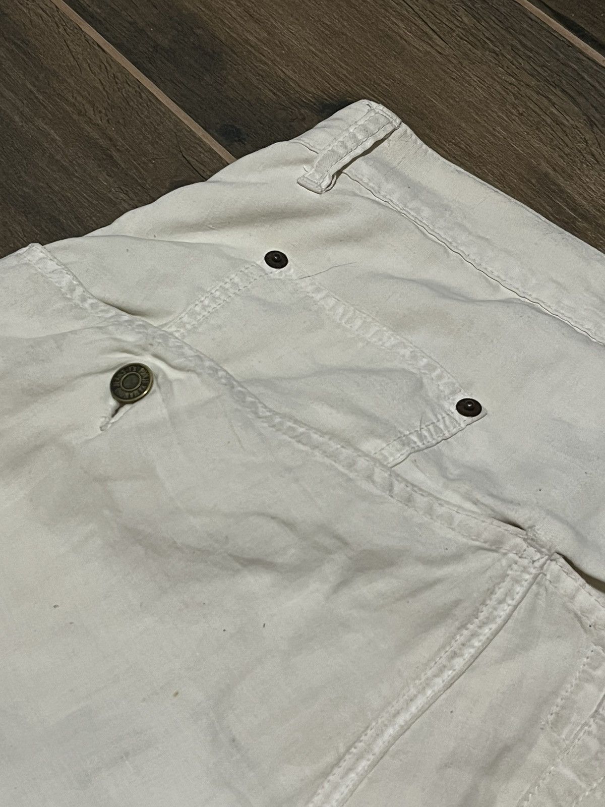 Yohji Yamamoto 🎐 Y's [1990s] Wide Textured Linen Pants Size US 30 / EU 46 - 11 Thumbnail