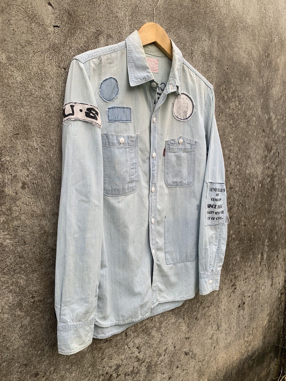 Levi's Vintage Levi’s selvedge shirt patches Size US M / EU 48-50 / 2 - 3 Thumbnail