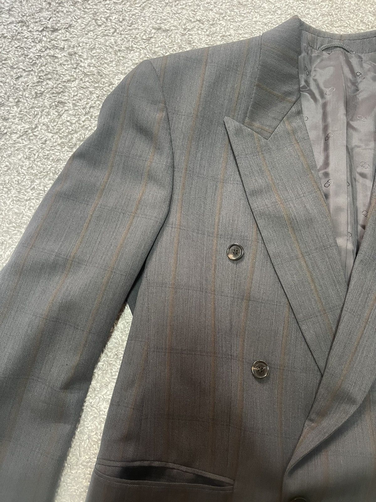 Christian Dior Monsieur Christian Dior Monsieur Vintage Shoulder Pads Blazer size M Size 42R - 3 Thumbnail