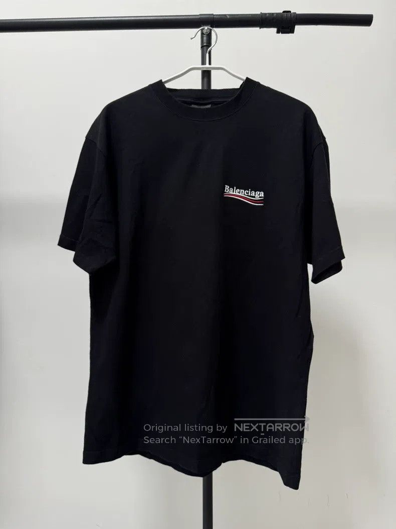 Balenciaga Balenciaga Black Short Sleeve T-Shirt Size US S / EU 44-46 / 1 - 1 Thumbnail