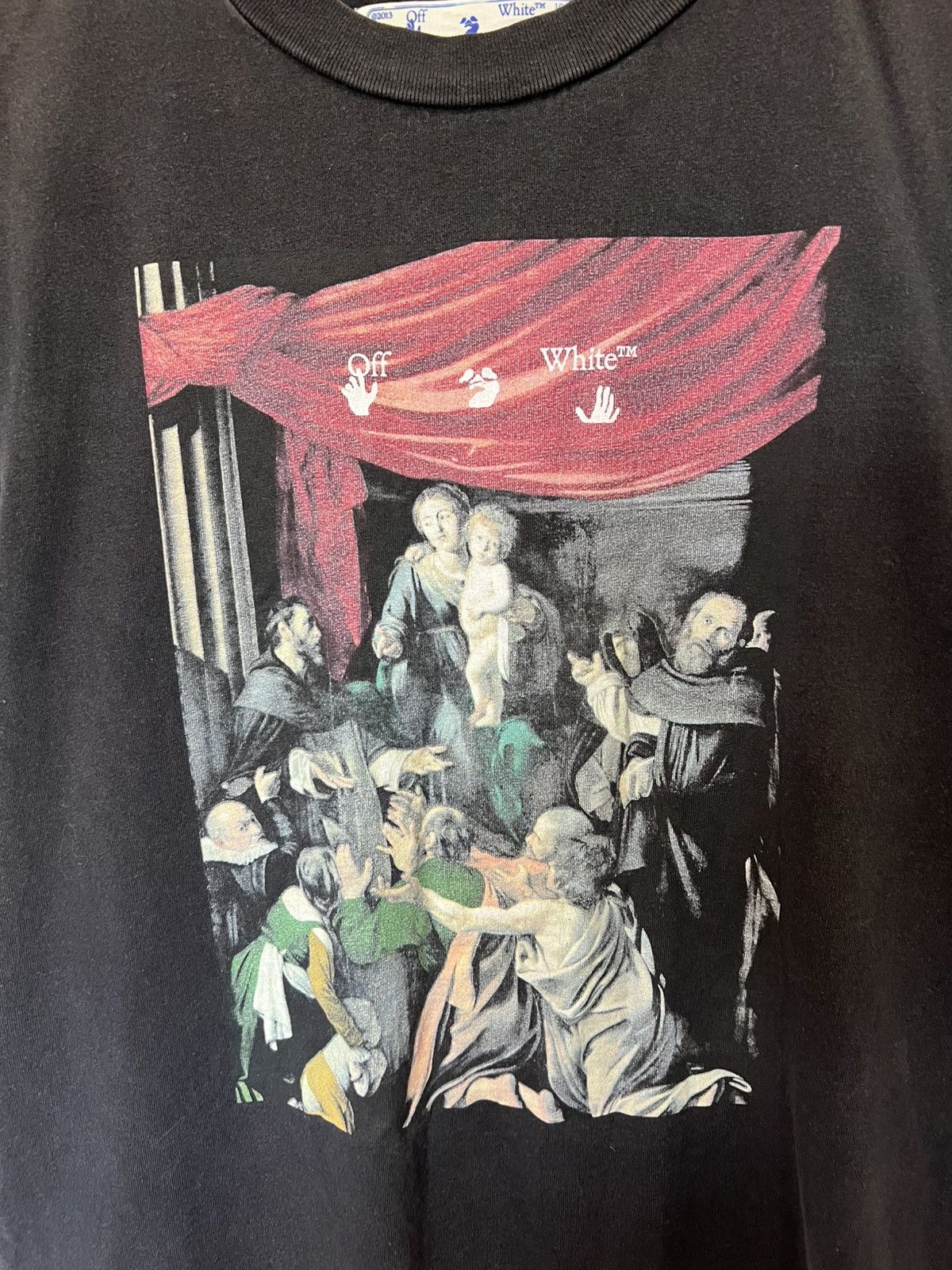 Off-White Off White Caravaggio Black T Shirt Tee Mens Size US S / EU 44-46 / 1 - 2 Thumbnail