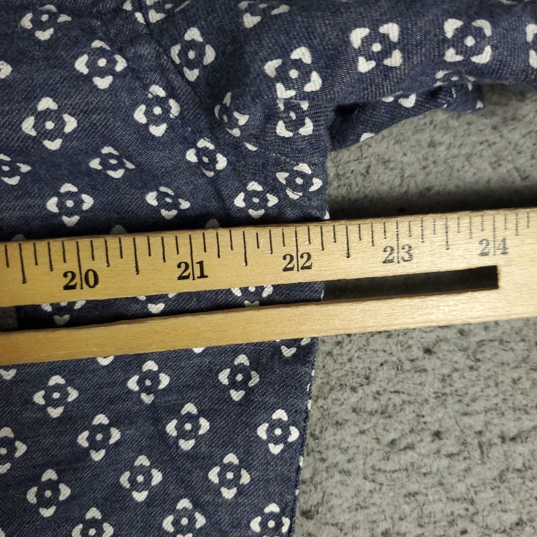 Faherty Faherty Shirt Mens Size Medium Blue Geometric Button Up Short Sleeve Size US M / EU 48-50 / 2 - 5 Thumbnail