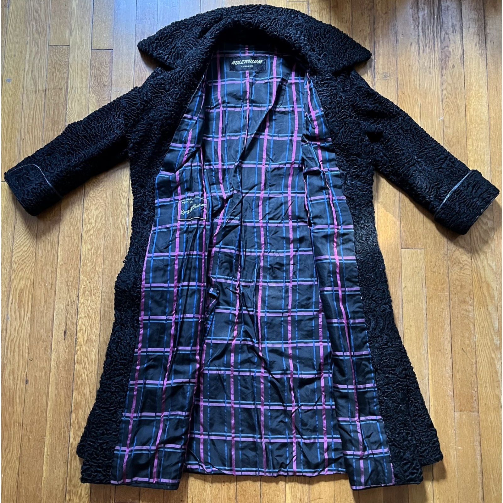 Vintage VINTAGE Adlerblum Coat Women’s M Black Wool Long Button Jacket/Coat Overcoat Size M / US 6-8 / IT 42-44 - 7 Thumbnail
