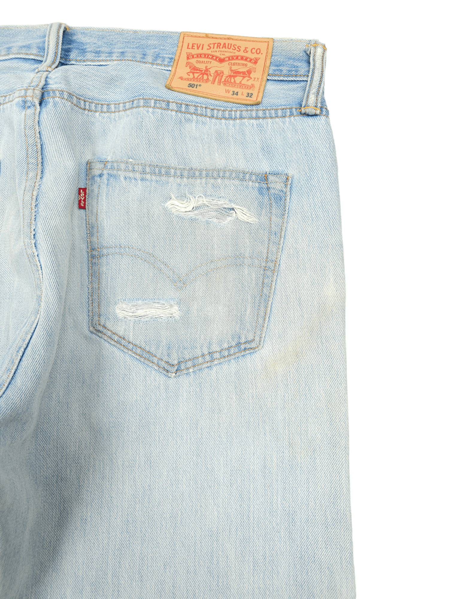 Levi's × Levi's Vintage Clothing 💎 Size 34/32 Vintage 90's Levi's 501 Y2K Jeans 550 Baby Size US 34 / EU 50 - 6 Thumbnail