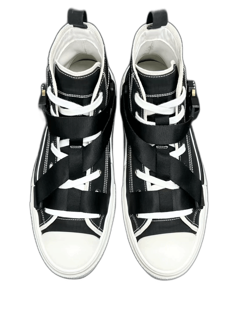 Dior DIOR B23 High Top Sneakers Black and White Size US 10 / EU 43 - 1 Thumbnail