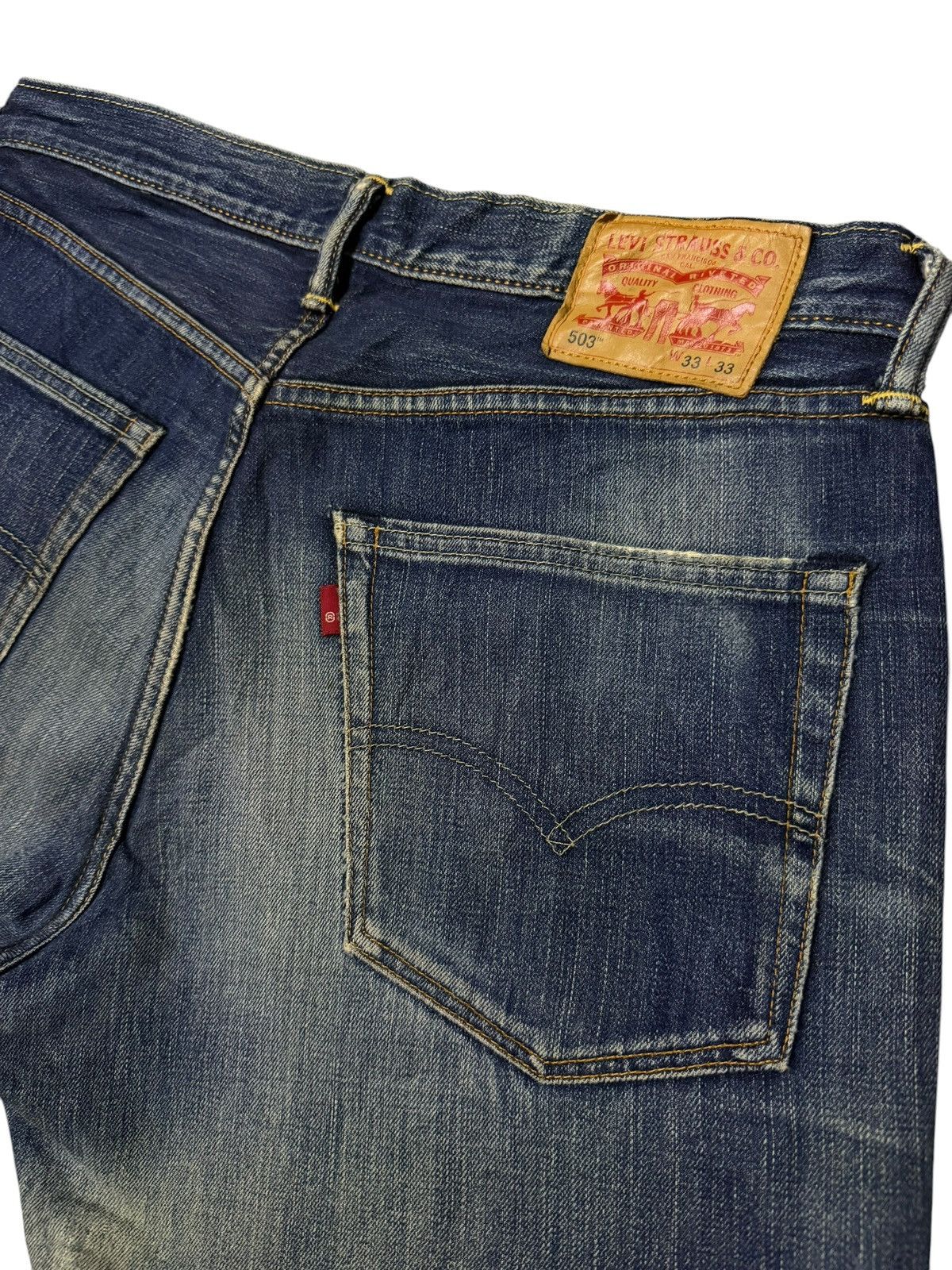 Levi's Vintage Levi’s 503 Japan Denim Jeans | Loose Straight W36 Size US 36 / EU 52 - 8 Thumbnail