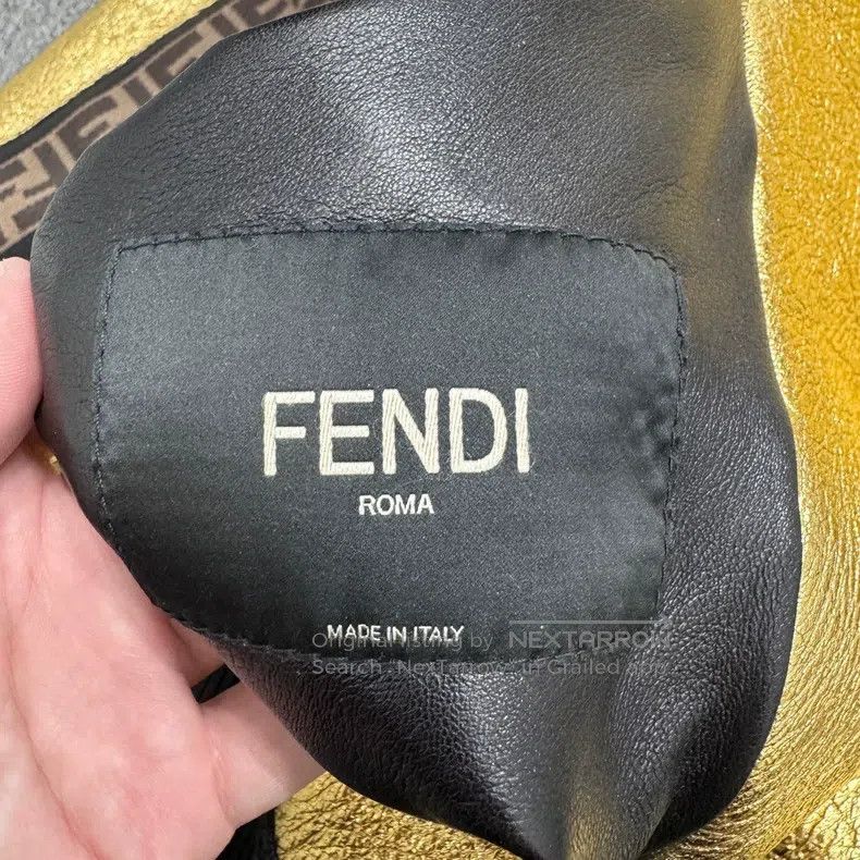 Fendi Fendi Gold Lamb Leather Double-Faced Jacket Size US M / EU 48-50 / 2 - 3 Thumbnail