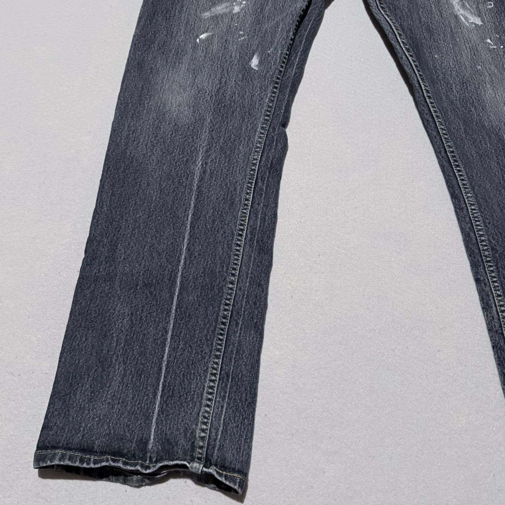 Levi's Levi’s Denizen Jeans Men Denim Paint Splatter Straight Zip Fly 40x32 Blue 5-Pocket Design Mens Jeans 90s Size US 40 / EU 56 - 5 Thumbnail