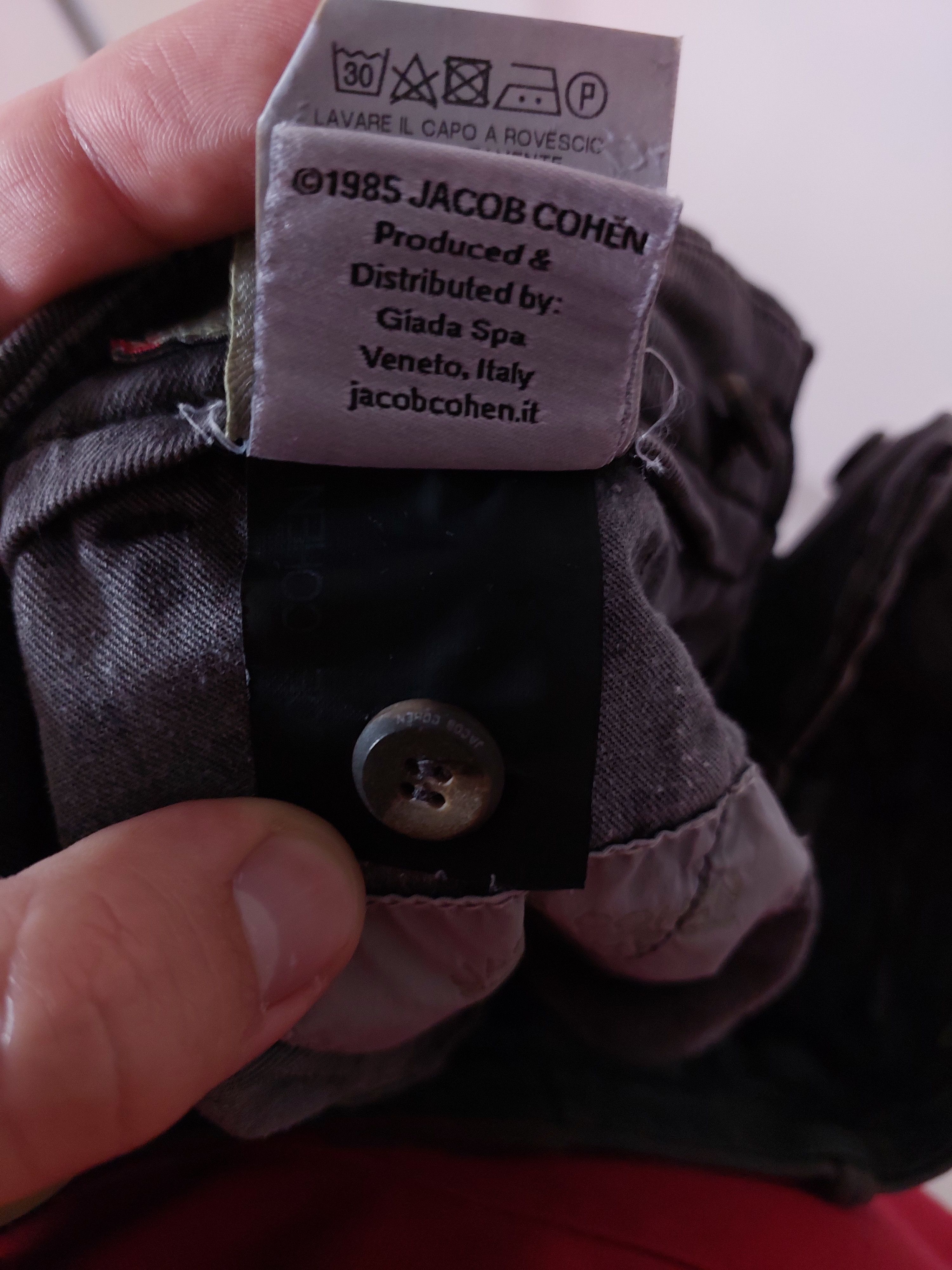 Jacob Cohen Jeans Size 34 Japanese Fabric Rare