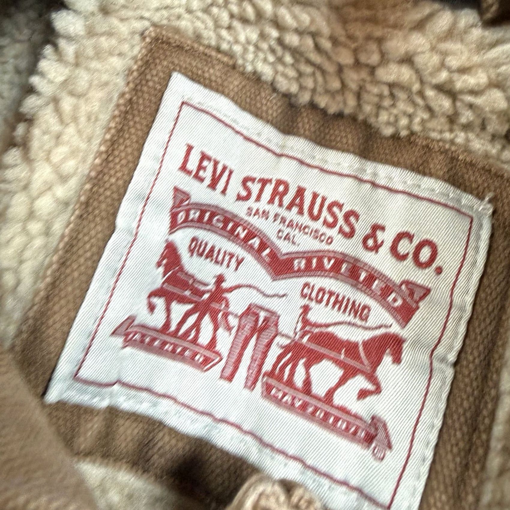 Levi's VINTAGE Levi’s Hooded Trucker Jacket Brown Canvas S Mens Small Size US S / EU 44-46 / 1 - 5 Thumbnail
