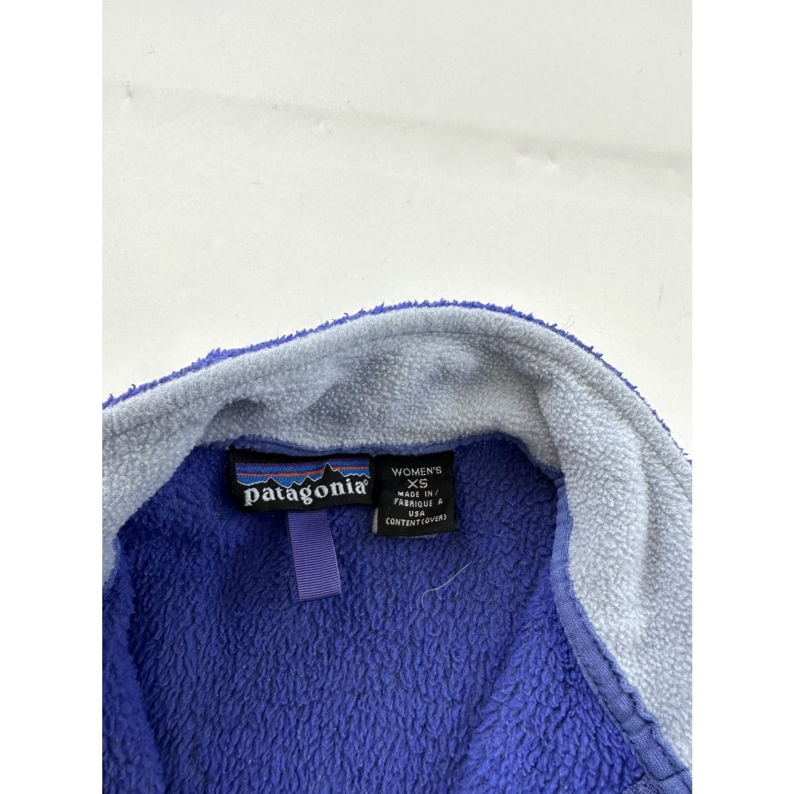Patagonia VINTAGE Patagonia Fleece Vest Jacket Womens XS Blue Logo Retro Size XS / US 0-2 / IT 36-38 - 5 Thumbnail