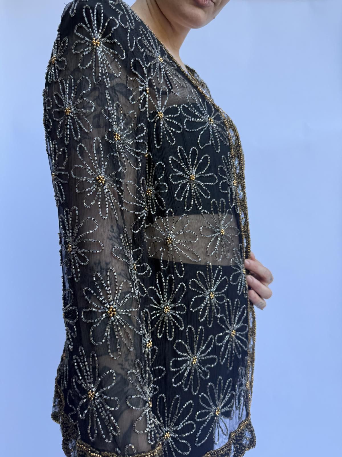 Designer Mark and Johnn Beaded Jacket Size ONE SIZE - 4 Thumbnail