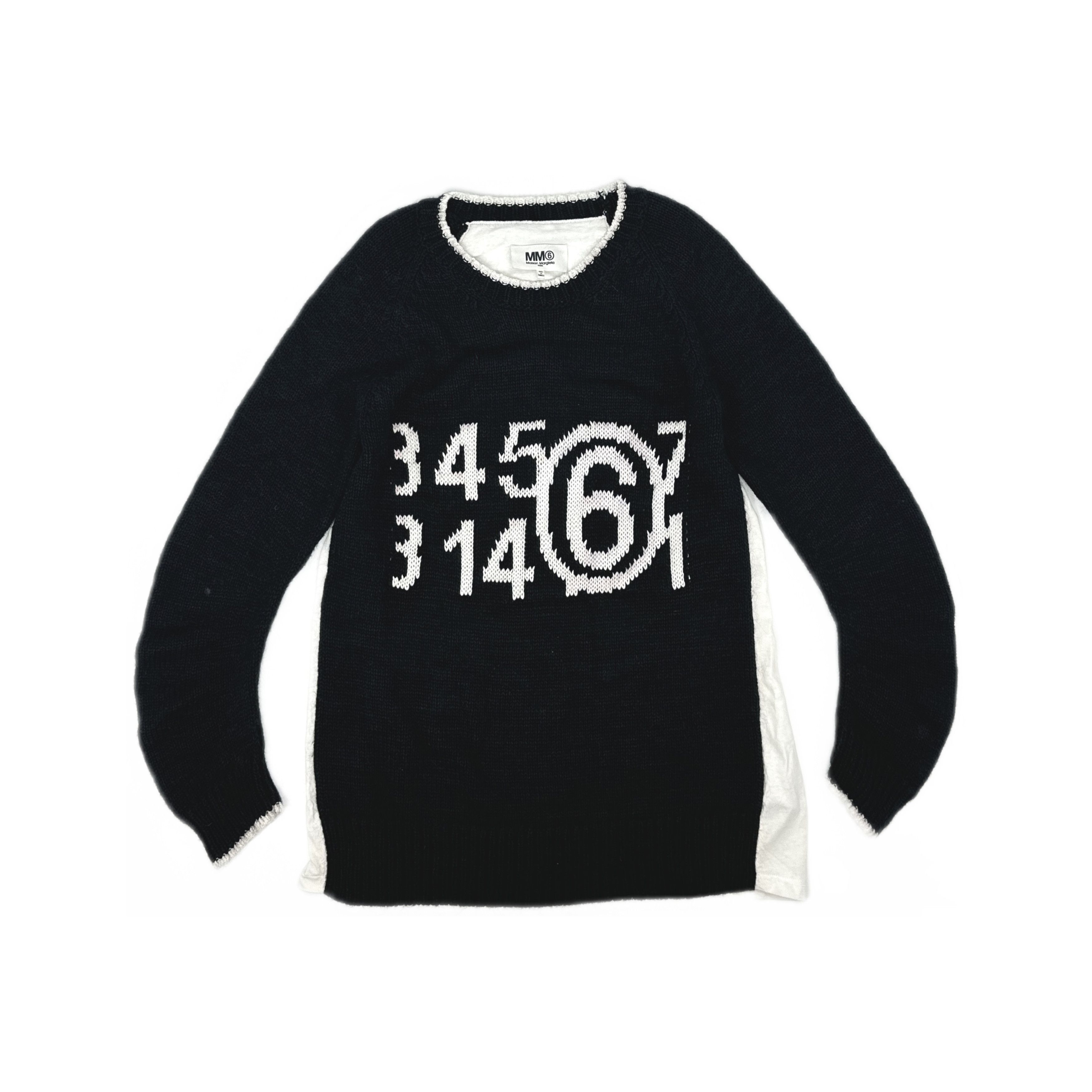MM6 MM6 Maison Margiela Numeric Knit Sweater Size S Size S / US 4 / IT 40 - 1 Thumbnail