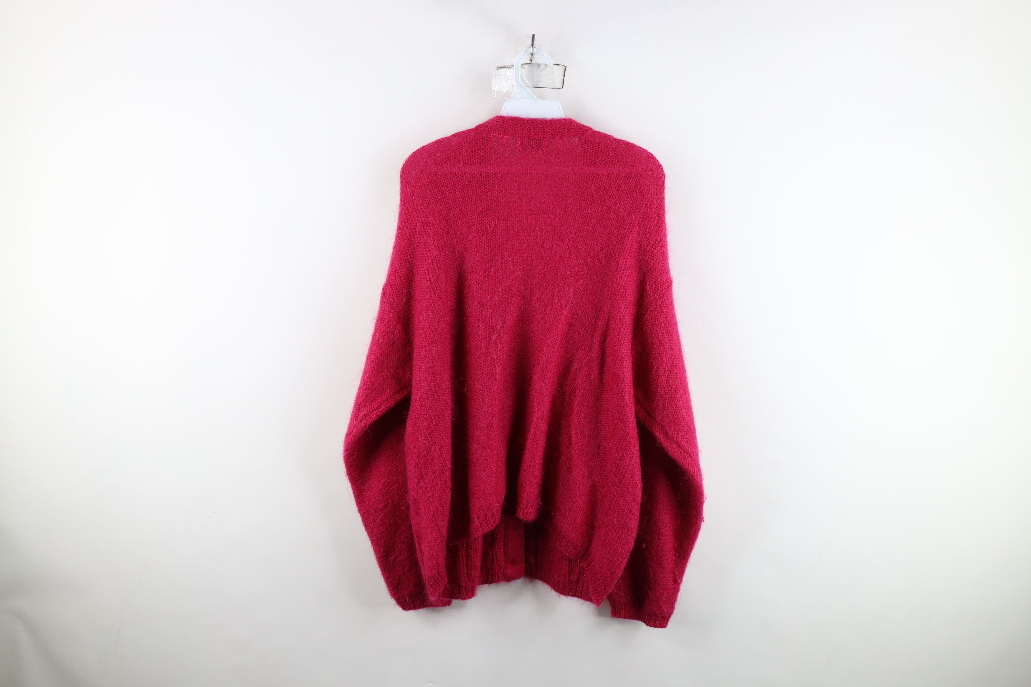 Vintage Vintage 90s Streetwear Chunky Cable Knit Cardigan Sweater Size L / US 10 / IT 46 - 8 Thumbnail