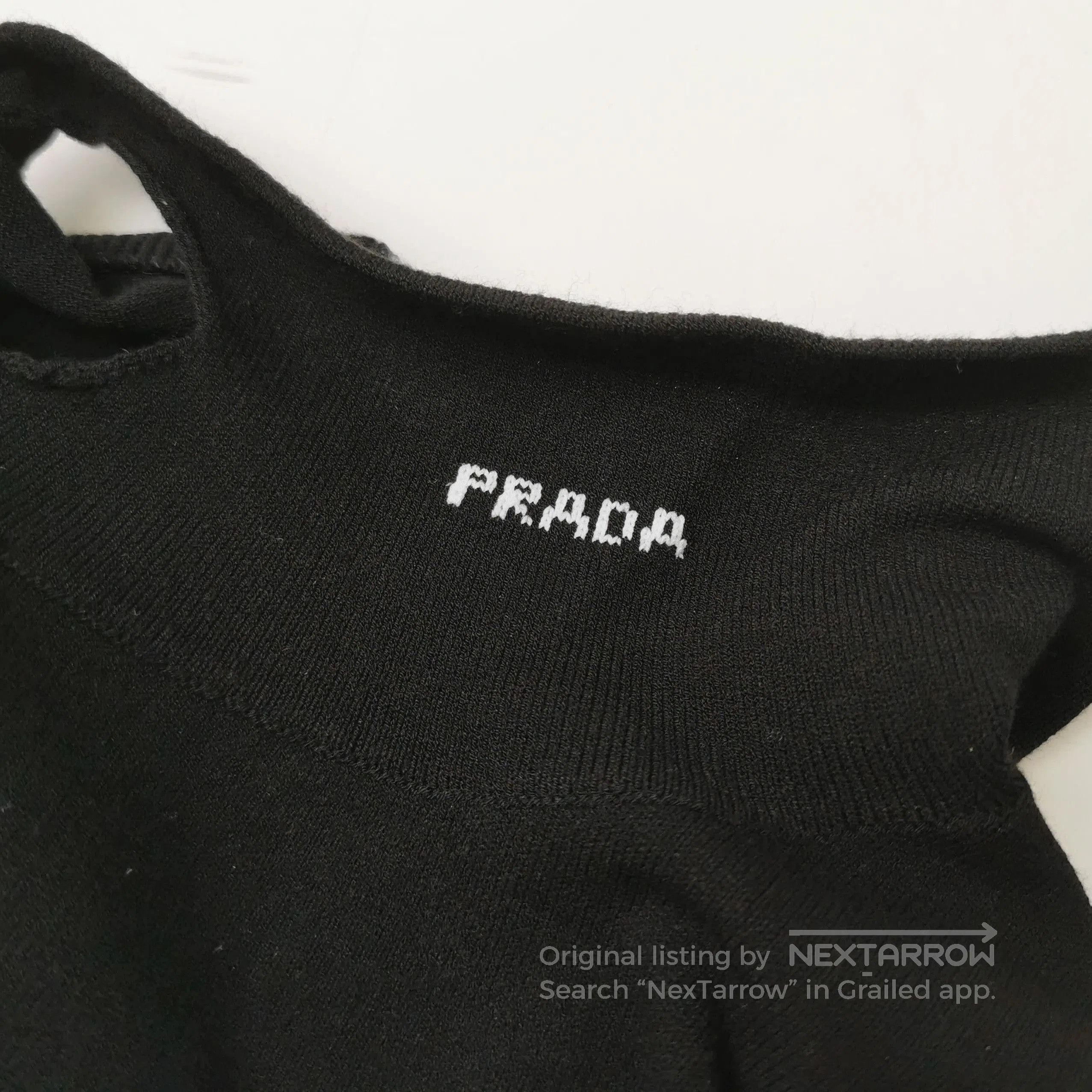 Prada Prada Black High Neck Knit Pullover . Size XS / US 0-2 / IT 36-38 - 1 Thumbnail