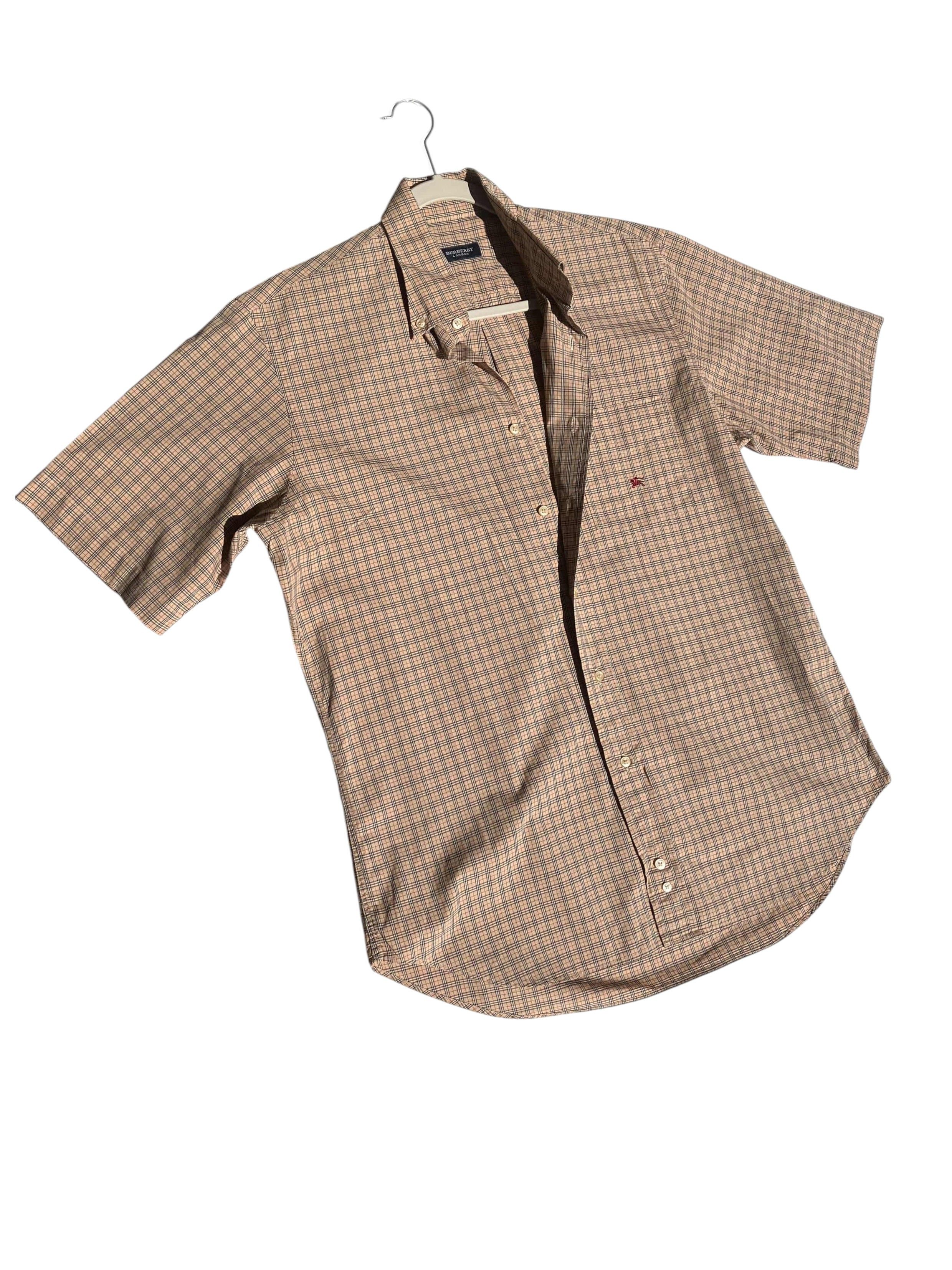 Burberry Burberry London Men's Nova Check Plaid Button Shirt Size 3 L Size US L / EU 52-54 / 3 - 7 Thumbnail