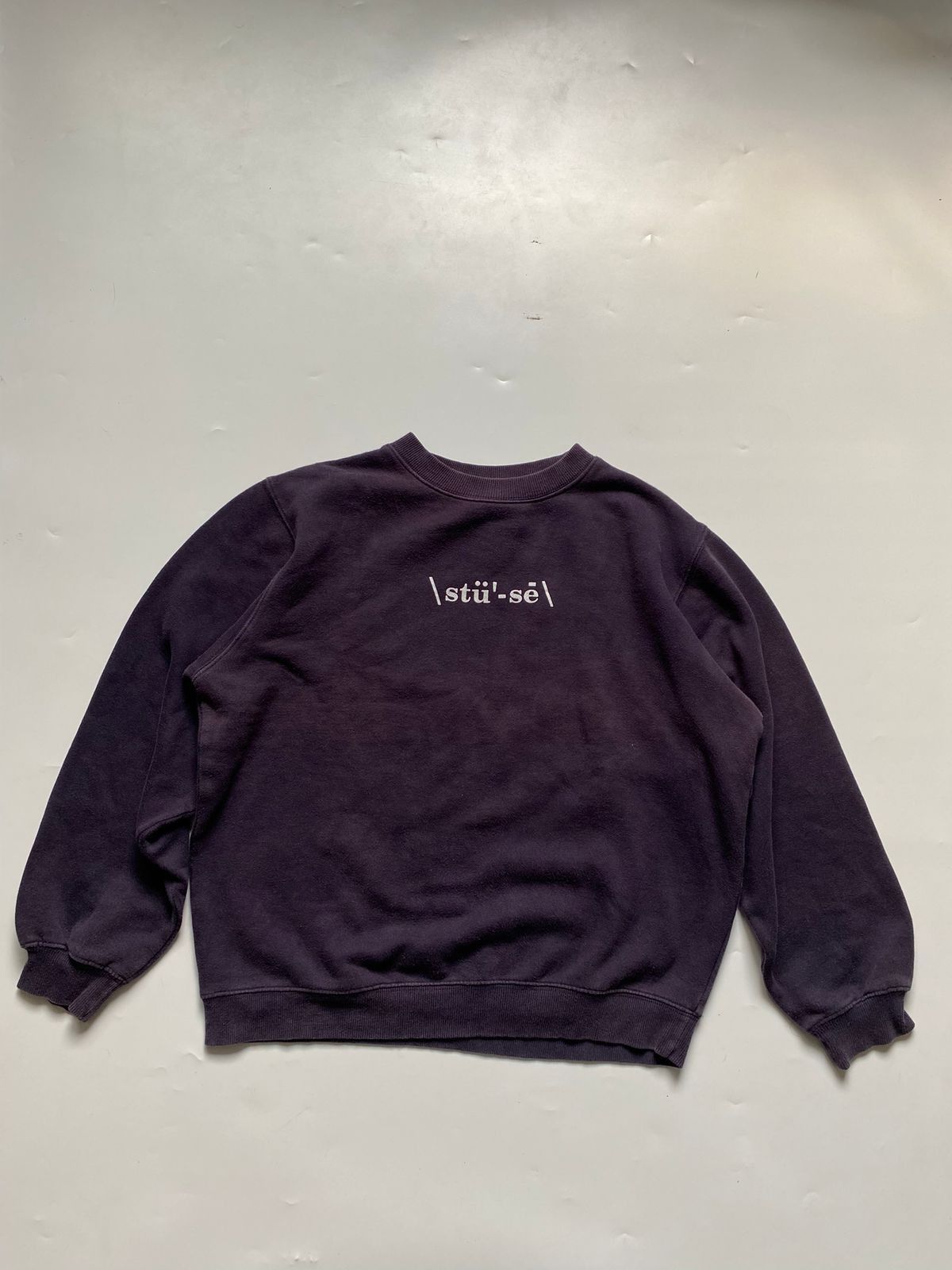 Stussy × Vintage Vintage Stussy Sweatshirt Size US S / EU 44-46 / 1 - 1 Thumbnail