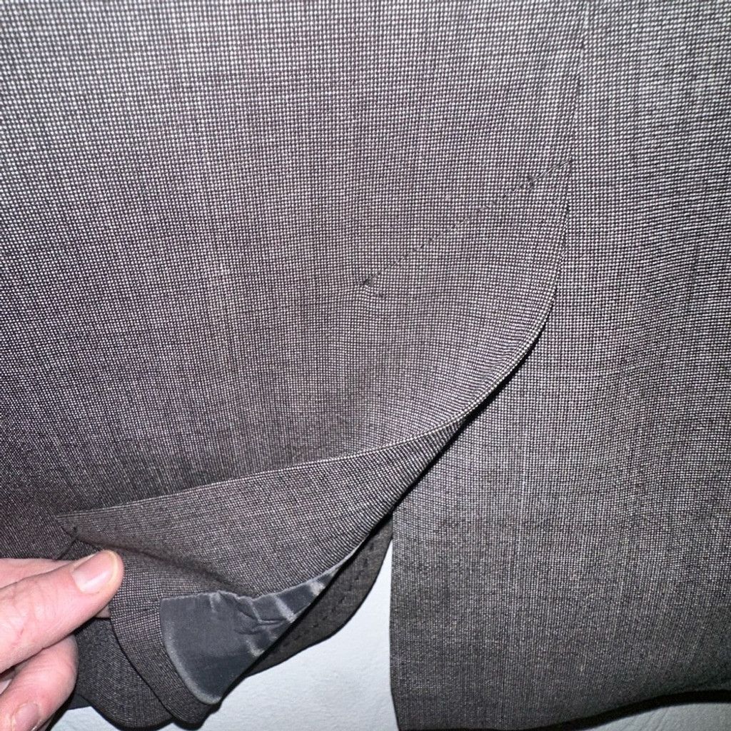 Banana Republic Banana Republic Charcoal Grid Fitted Sz 4 Wool Blazer Size S / US 4 / IT 40 - 10 Thumbnail