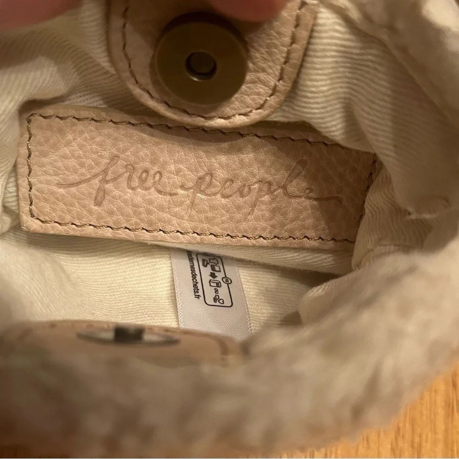 Free People Free People Bungalow Crossbody bag. Boho bag faux fleece Size ONE SIZE - 3 Thumbnail