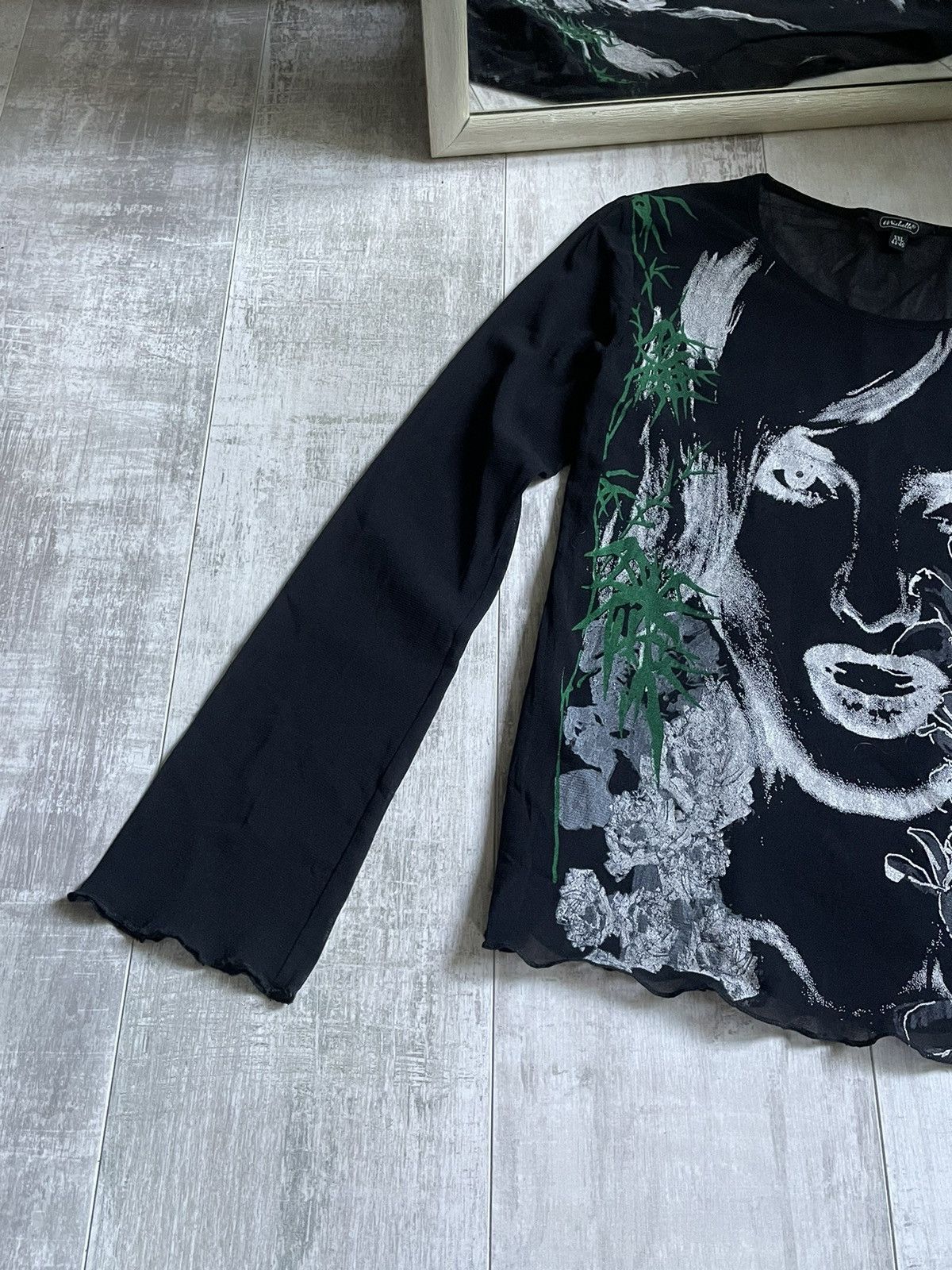 Japanese Brand Opium Vintage Japan Style Hysteric Glamour Mesh Long Sleeve Size XL / US 12-14 / IT 48-50 - 5 Thumbnail