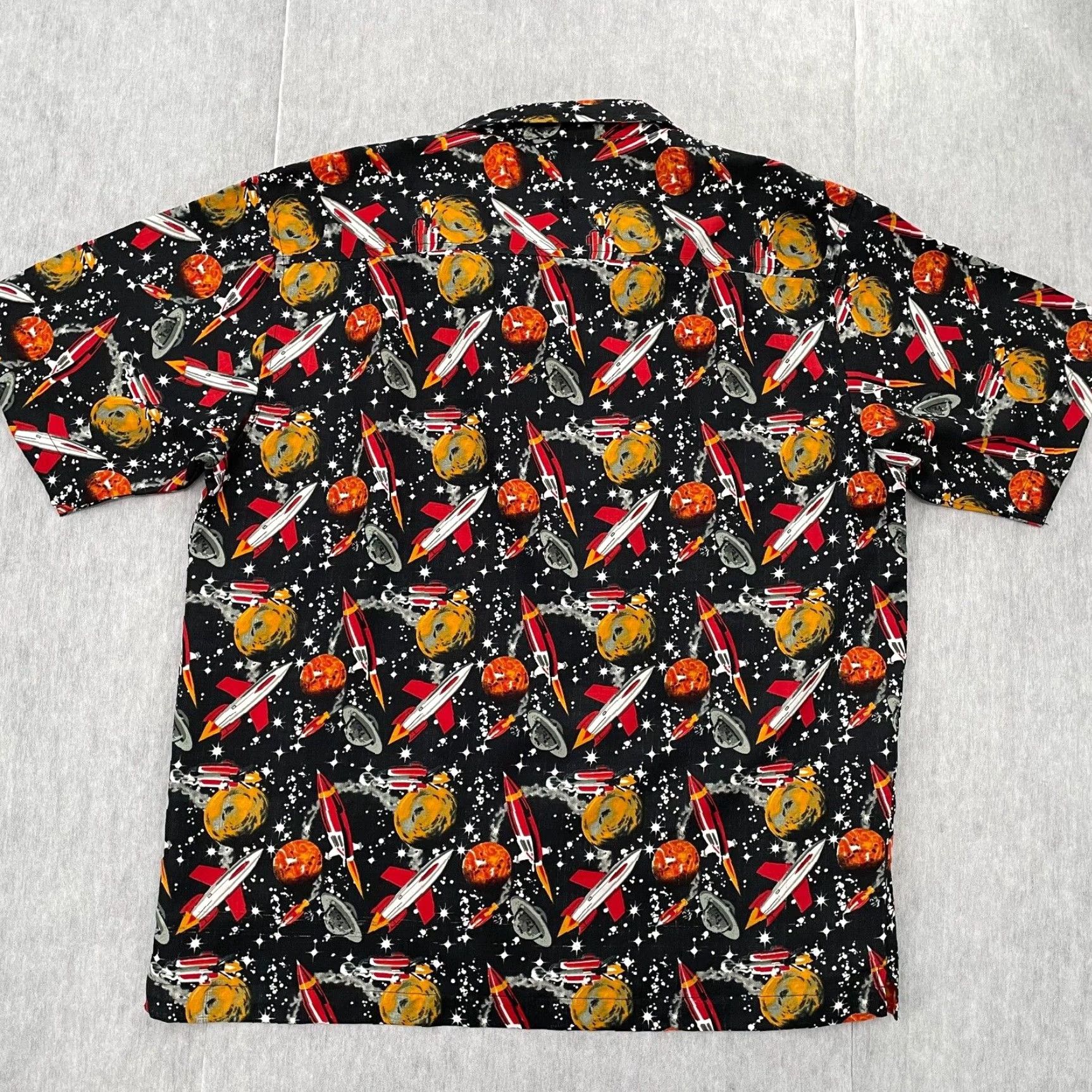 Vintage VINTAGE Da Vinci California Shirt Adult Medium Retro Rocket Outer Space Button M Size US M / EU 48-50 / 2 - 2 Thumbnail