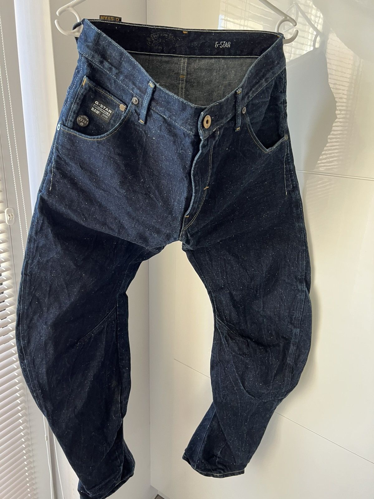 G-Star Y2K G-Star Raw ARC 3D Loose Tapered Braces Opium 03301 Jeans Size US 30 / EU 46 - 6 Thumbnail