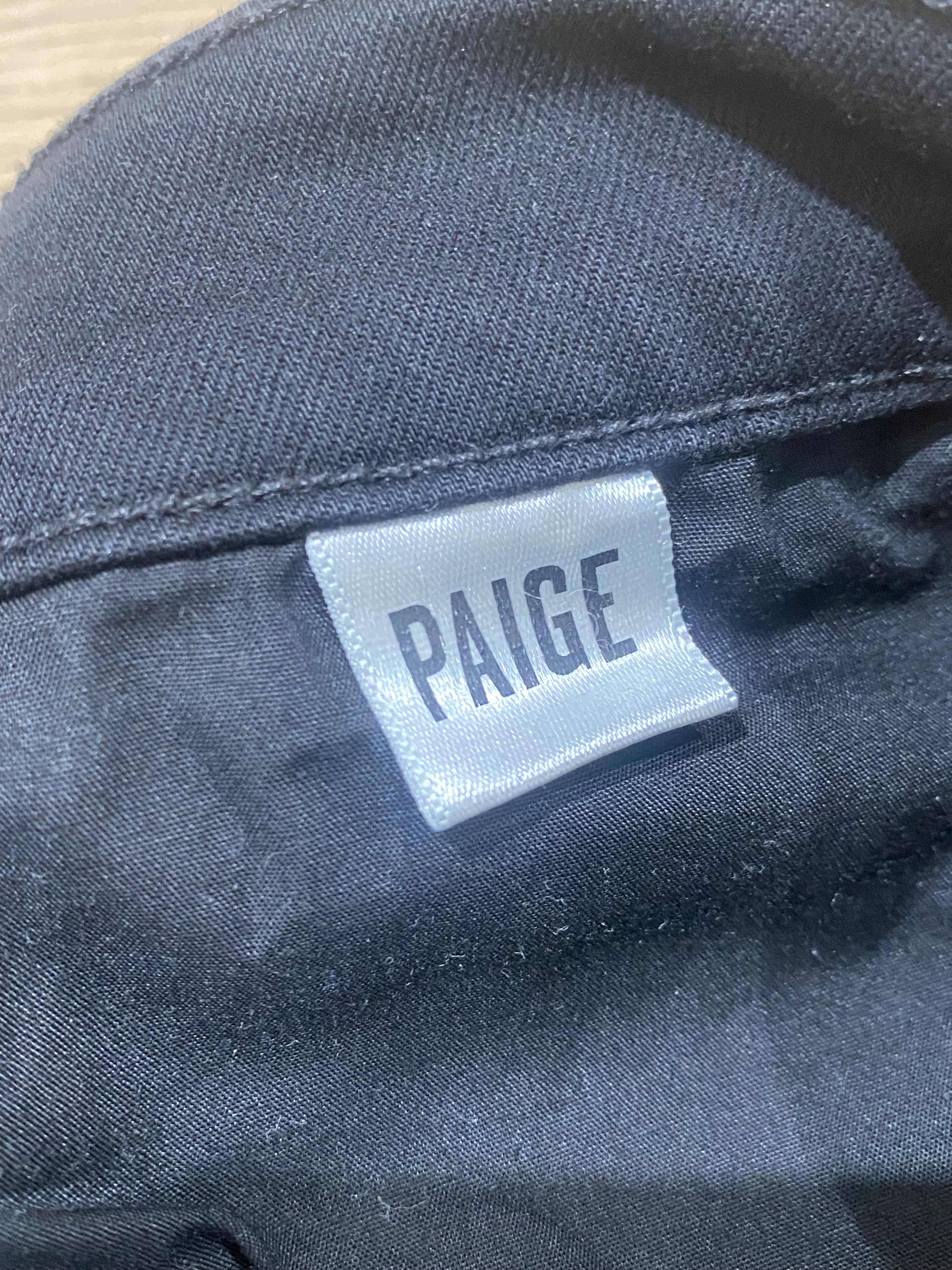 Paige Transcend Lennox 32” Slim Jean ‘Black Shadow’ Size US 32 / EU 48 - 10 Thumbnail