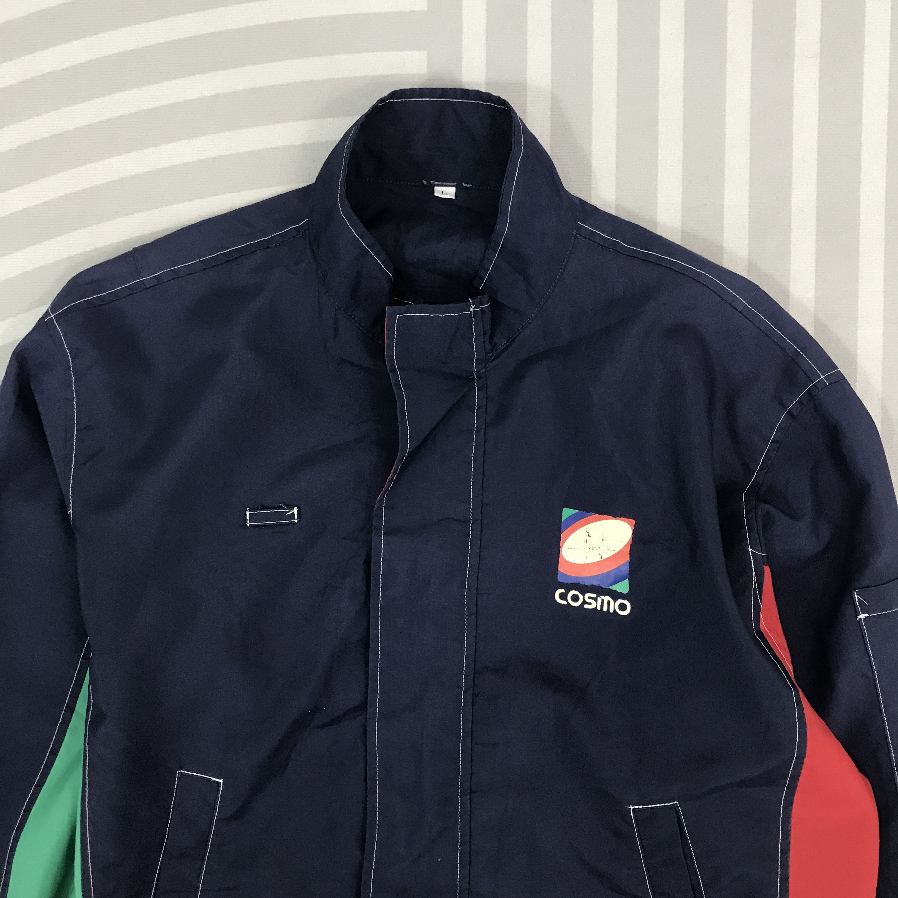 Japanese Brand × Vintage Vintage Cosmo auto service staff Racing Jacket Size US XL / EU 56 / 4 - 3 Thumbnail