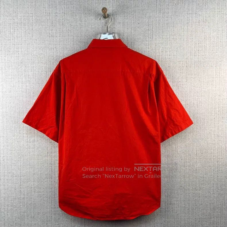 Balenciaga Balenciaga size 37 Collar Embroidered Logo Short Sleeve Sh Size US S / EU 44-46 / 1 - 2 Thumbnail
