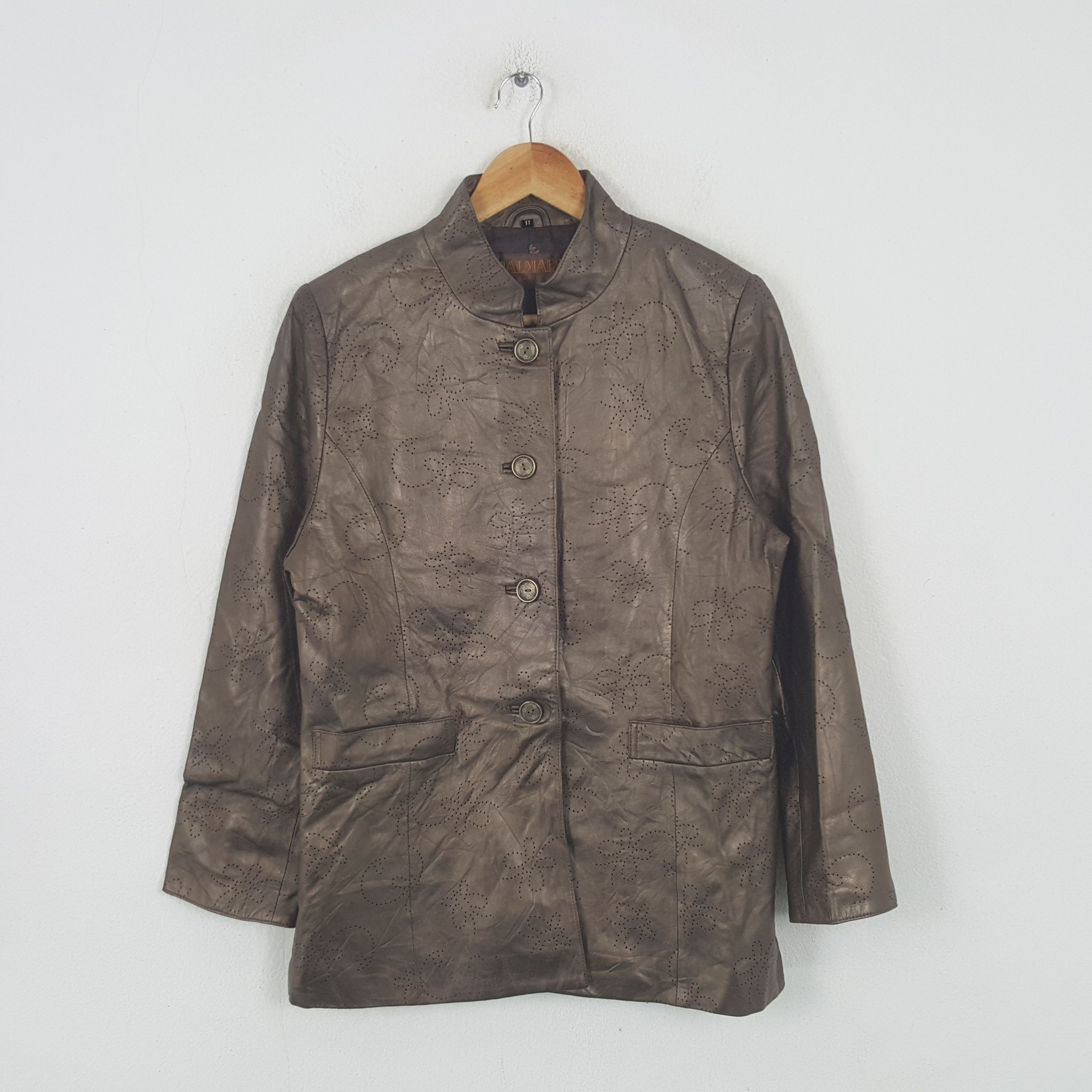 Vintage Vintage Balmain Paris Designer Button Up Jacket RR9 Size US XS / EU 42 / 0 - 1 Thumbnail