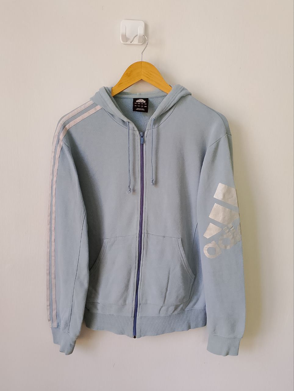 Adidas ADIDAS 3-Stripe Mountain Logo Sidetape Hoodie Size US L / EU 52-54 / 3 - 1 Thumbnail