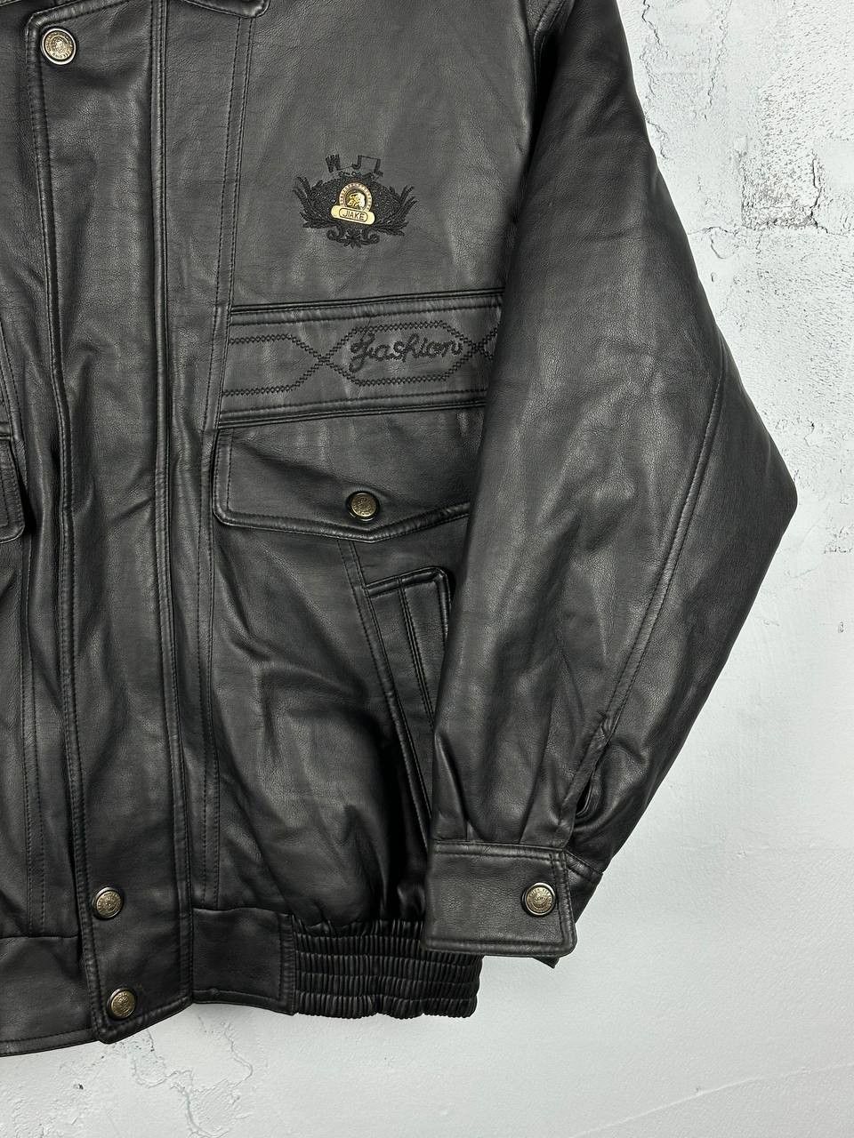Vintage Vintage Trucker 90s Avantgarde Jacket Eco leather Size US M / EU 48-50 / 2 - 6 Thumbnail