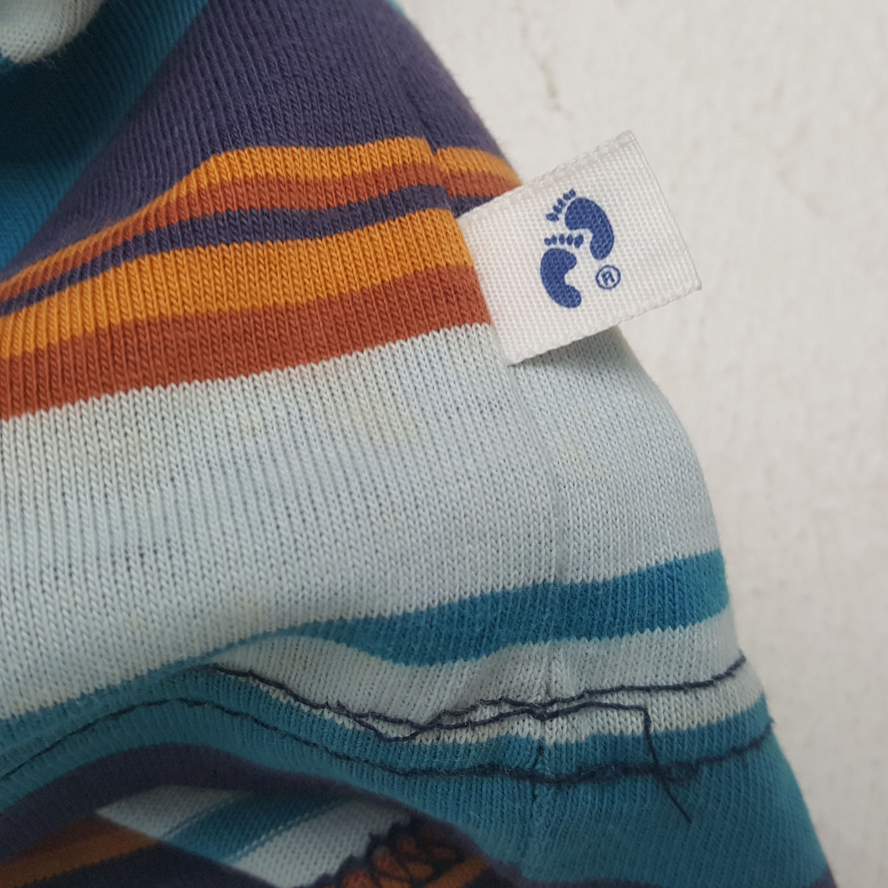 Hang Ten × Vintage HANG TEN Small Logo Pocket Stripes Design Tshirt Size US L / EU 52-54 / 3 - 5 Thumbnail