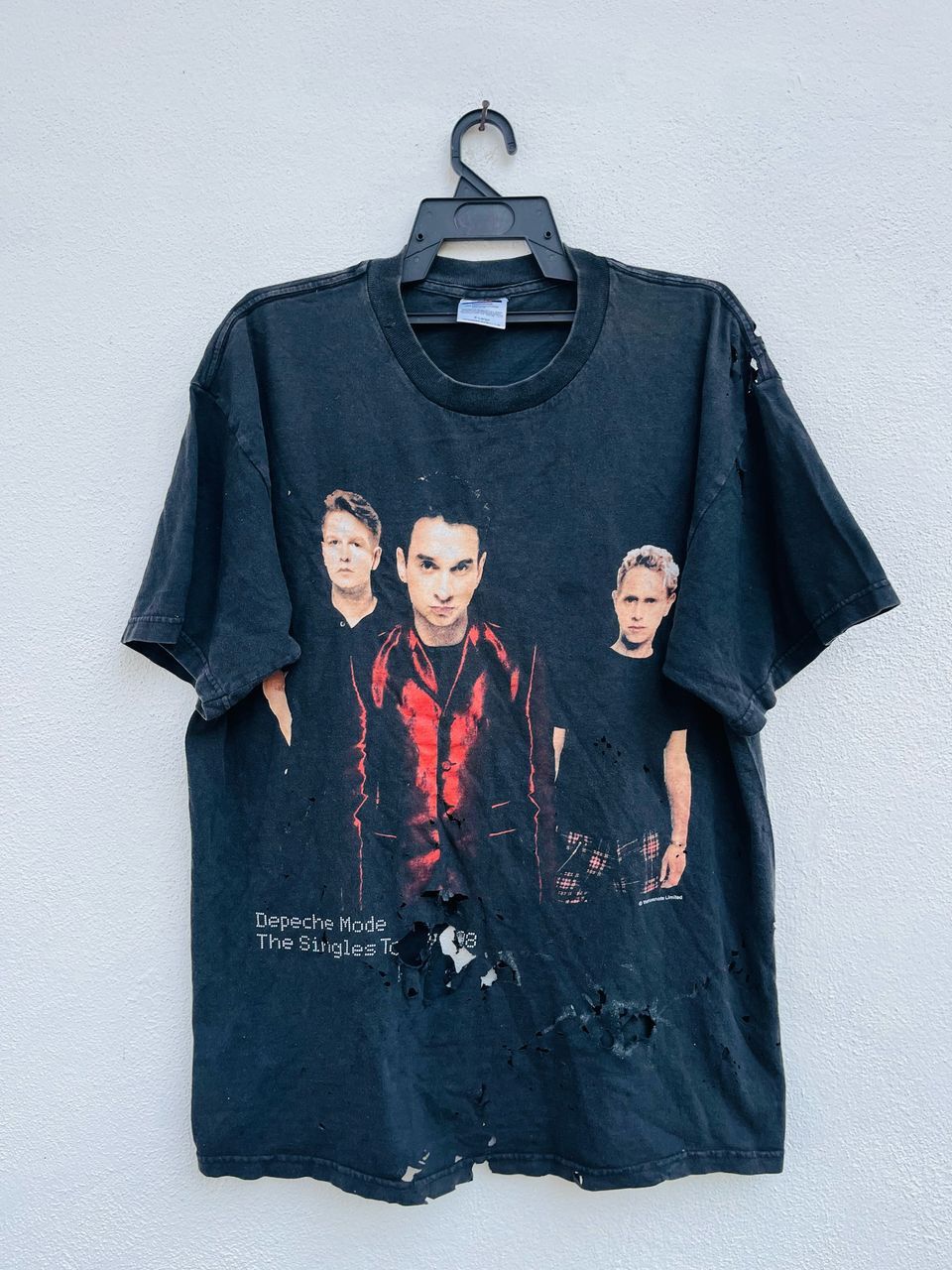 Band Tees Vintage 90s Depeche Mode The Single Tour 86-98 Shirt Size US XL / EU 56 / 4 - 1 Thumbnail