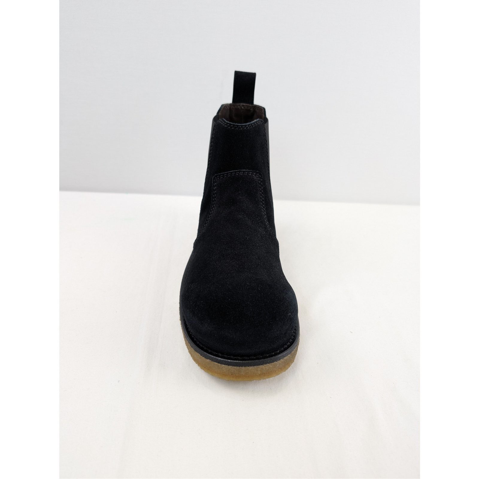 Bottega Veneta o1rshd1 Deep Nubuck Helium Ankle Boots in Black Size US 8 / EU 41 - 14 Thumbnail