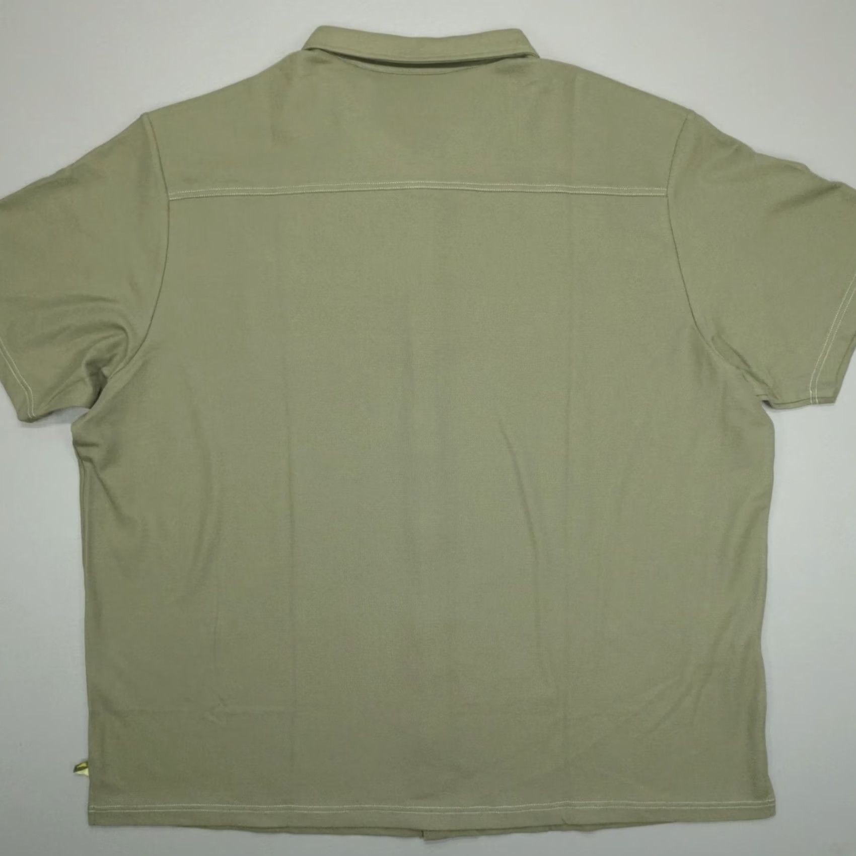 Tommy Bahama Tommy Bahama Emfielder Shirt Supima Cotton Blend B&T Men's Big 4XLT Tea Leaf Shirt Size US XXL / EU 58 / 5 - 8 Thumbnail