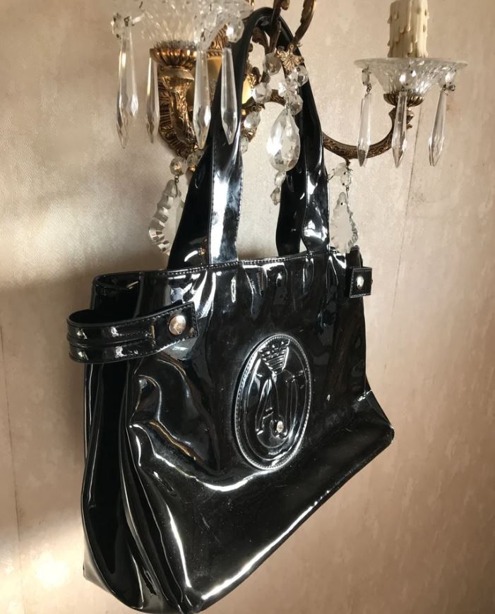 Other Vintage Armani Jeans Black Bag Handbag Size ONE SIZE - 3 Thumbnail