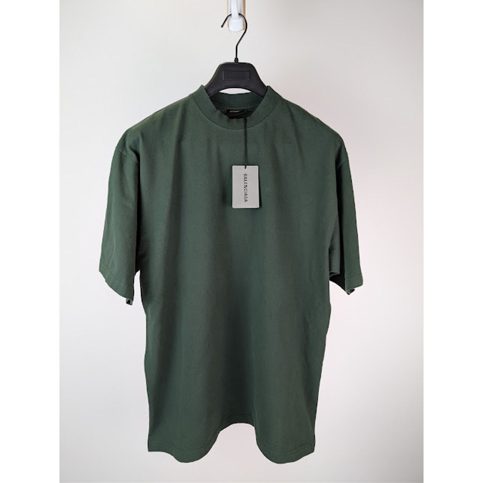 Balenciaga o1rshd1 Ramadan 24 Vintage Jersey T-Shirt Dark Green / Black Size US L / EU 52-54 / 3 - 1 Thumbnail