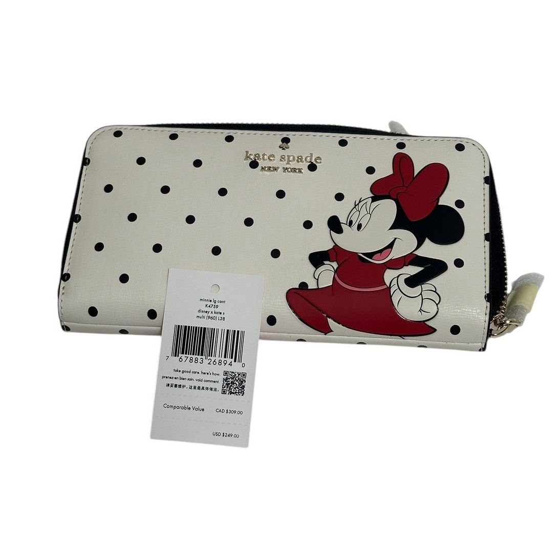 Kate Spade Kate Spade Disney Minnie Mouse Zip Around Continental Wallet Size ONE SIZE - 8 Thumbnail