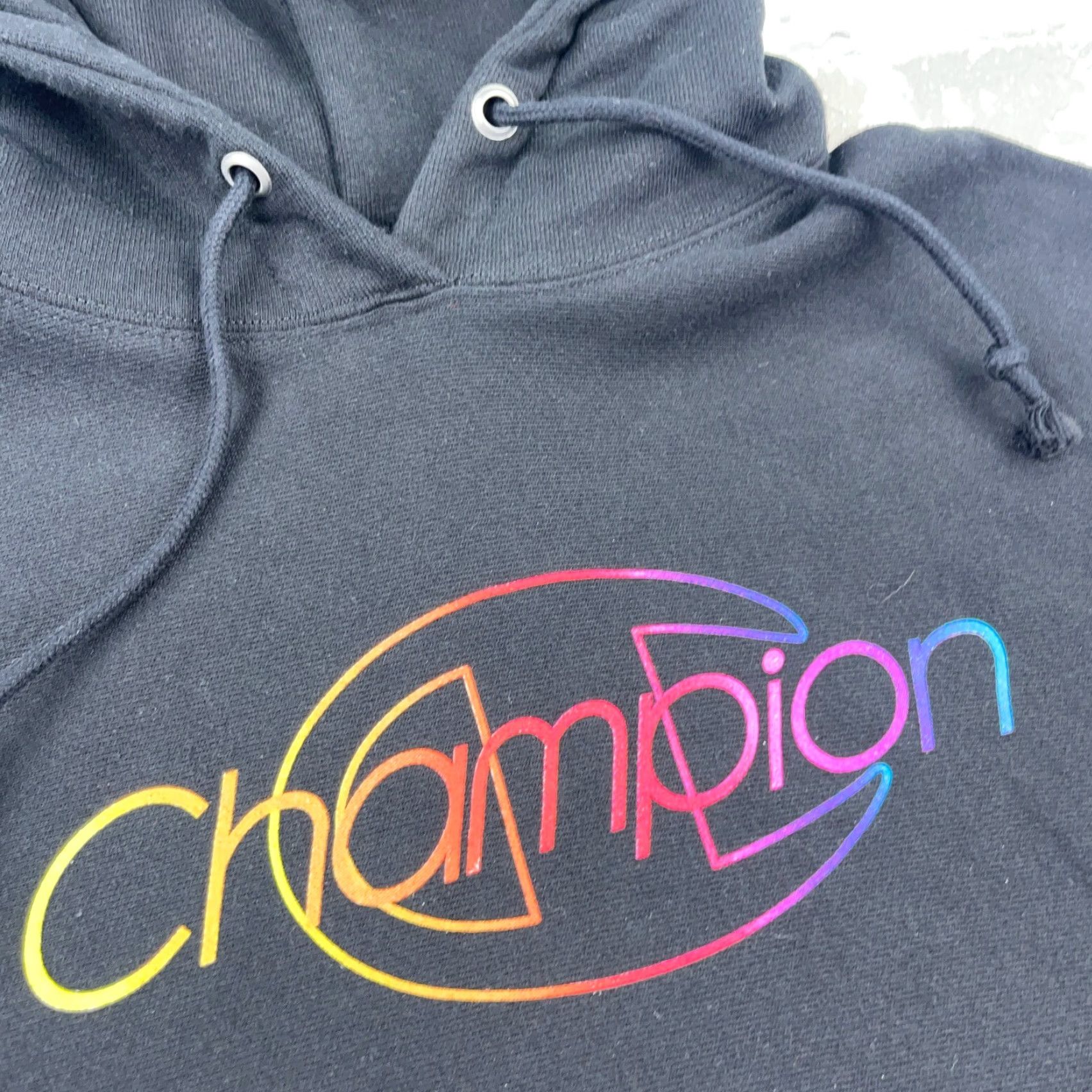 Champion Champion Hoodie Women XL Black Pink Reverse Weave Sweatshirt Sweater Ladies Size XL / US 12-14 / IT 48-50 - 3 Thumbnail