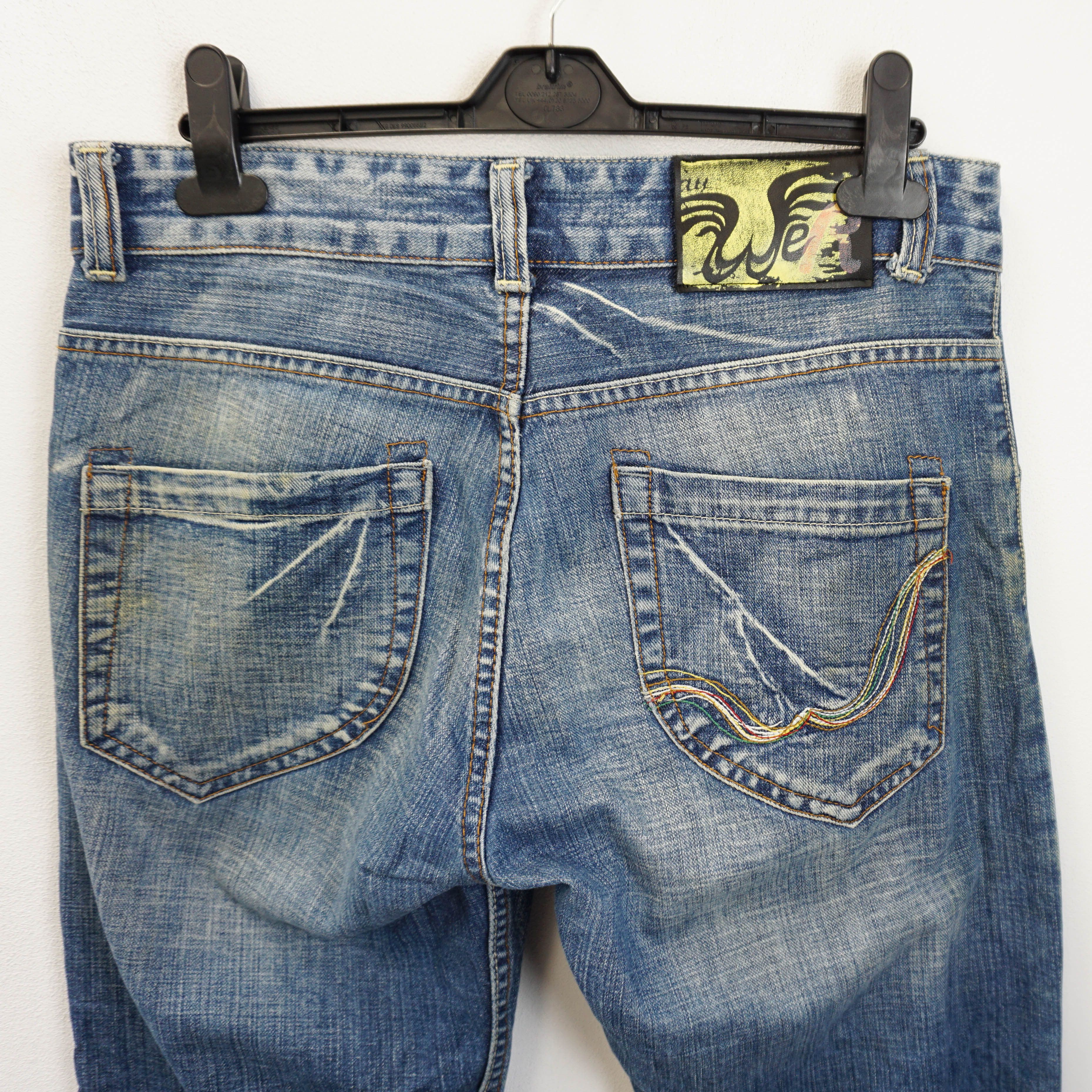 Replay × Vintage Archive Y2K Washed Baggy Jeans Size 31" - 4 Thumbnail
