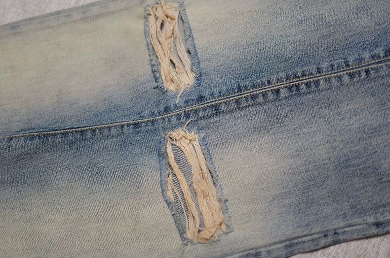 Saint Laurent Paris Saint Laurent Paris Blue washed jeans for old destruction Size 28" / US 6 / IT 42 - 3 Thumbnail