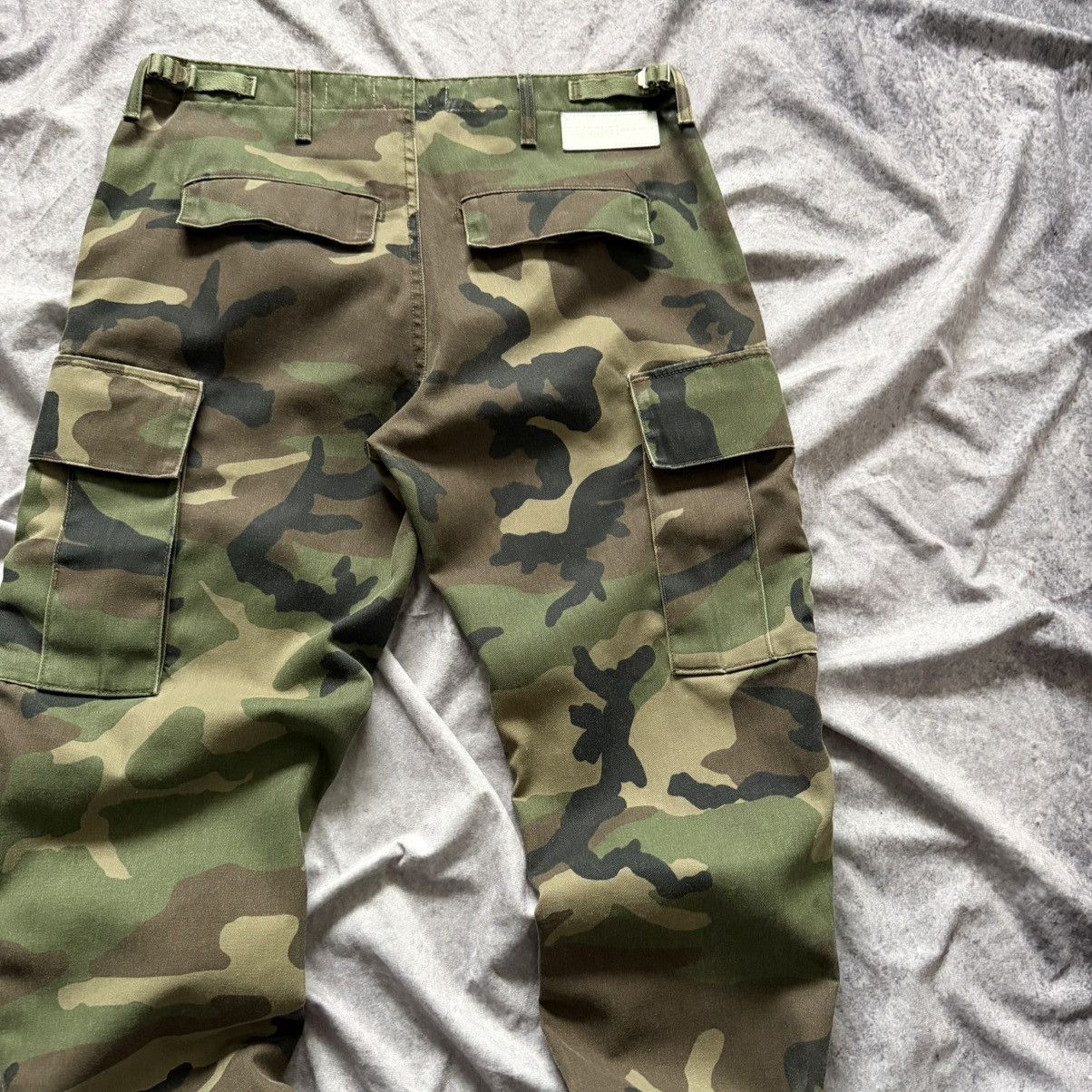 RE/DONE RE/DONE Green Camo Cargo Pants Straight Leg Pocket Pants 28 Size 33" - 3 Thumbnail