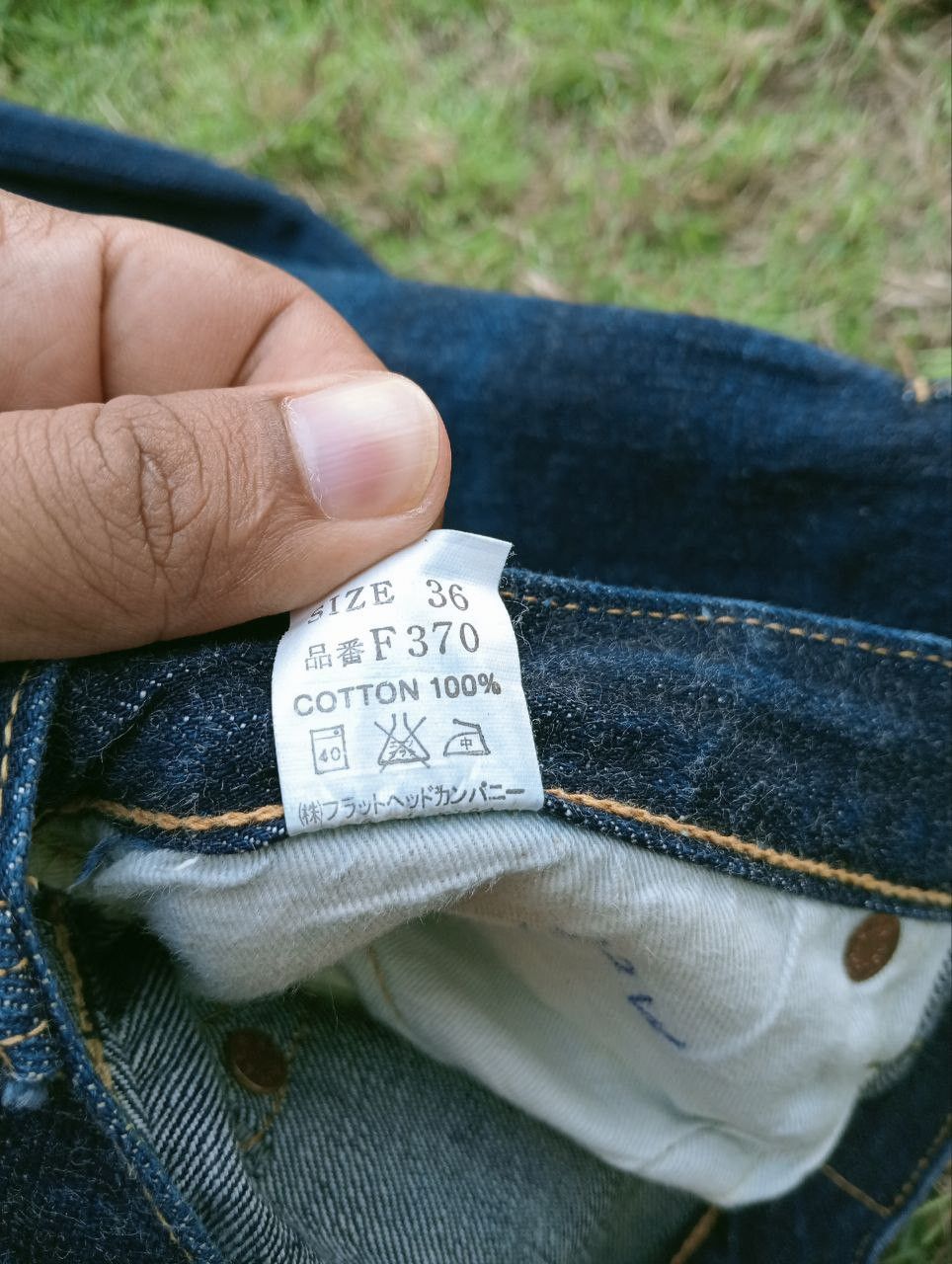 The Flat Head THE FLAT HEAD F370 FLARE DENIM JEANS - SIZE 36 Size US 36 / EU 52 - 14 Thumbnail