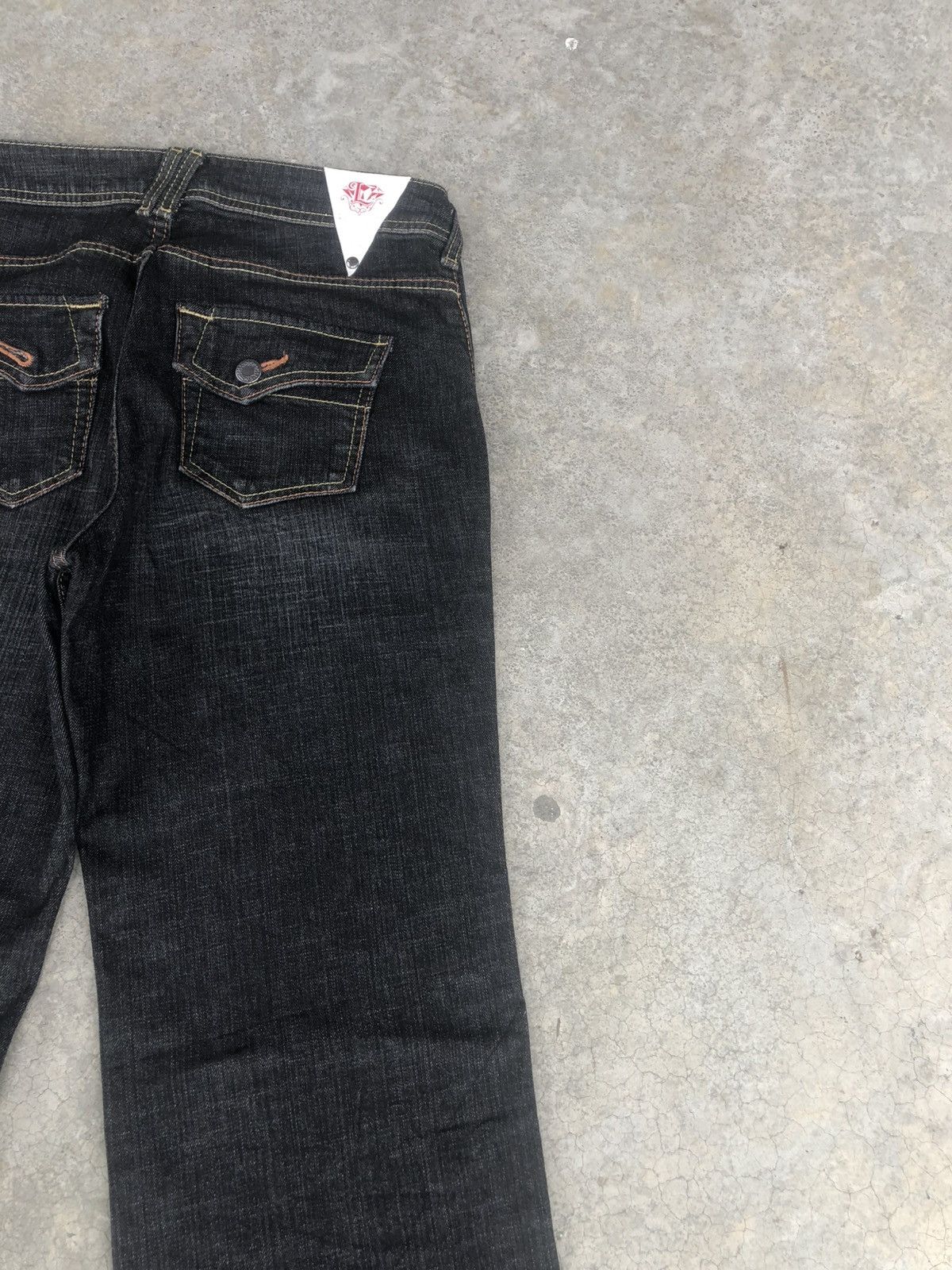 If Six Was Nine Japanese Bobson Flared Jeans Distressed Size US 29 - 10 Thumbnail