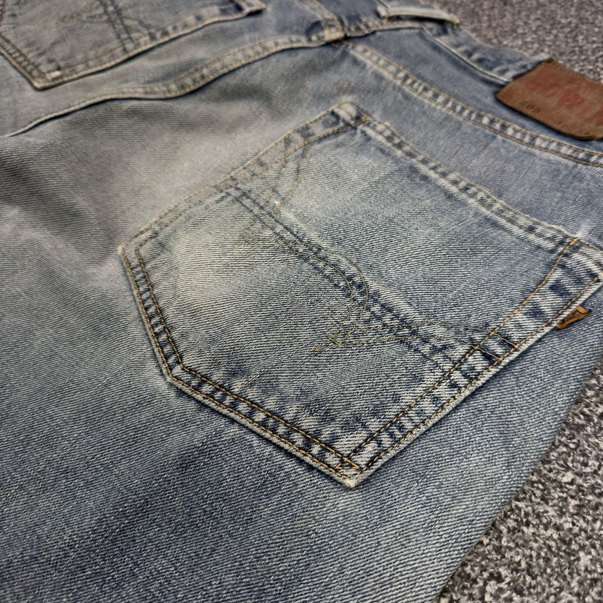 Edwin 🇯🇵 Japanese Vintage 90s Edwin 505 Selvedge Stone Wash Denim Size US 32 / EU 48 - 10 Thumbnail