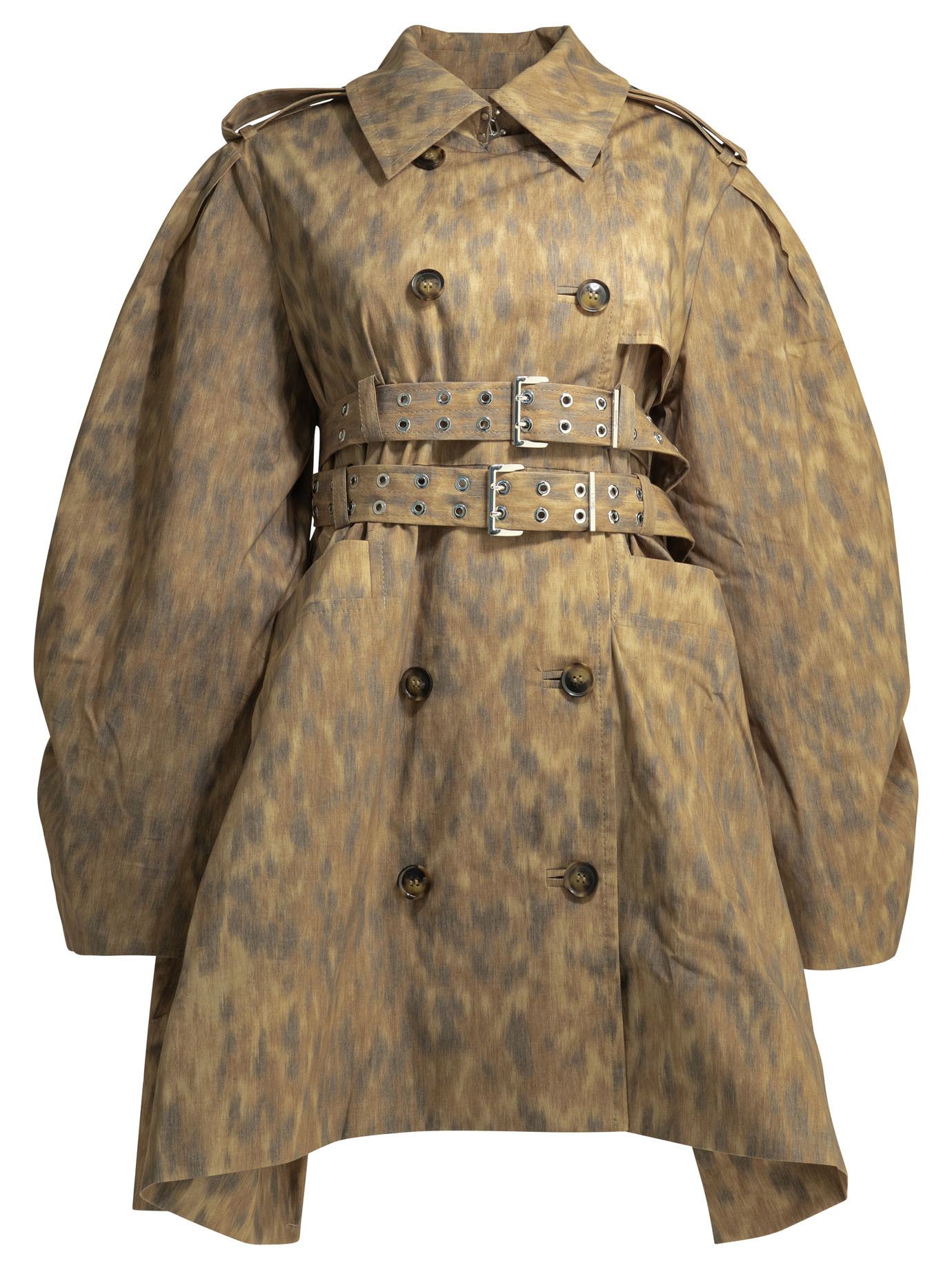 Ganni Ganni Animal Print Trench Coat tag size 34 Women - USA Duties Paid Size XS / US 0-2 / IT 36-38 - 1 Thumbnail