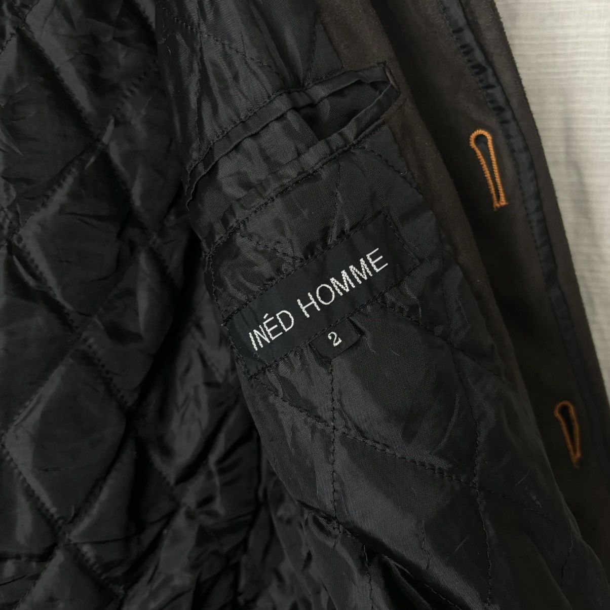 Japanese Brand × Vintage × Yohji Yamamoto INED HOMME YOHJI YAMAMOTO VELVET BLAZER Size US M / EU 48-50 / 2 - 8 Thumbnail