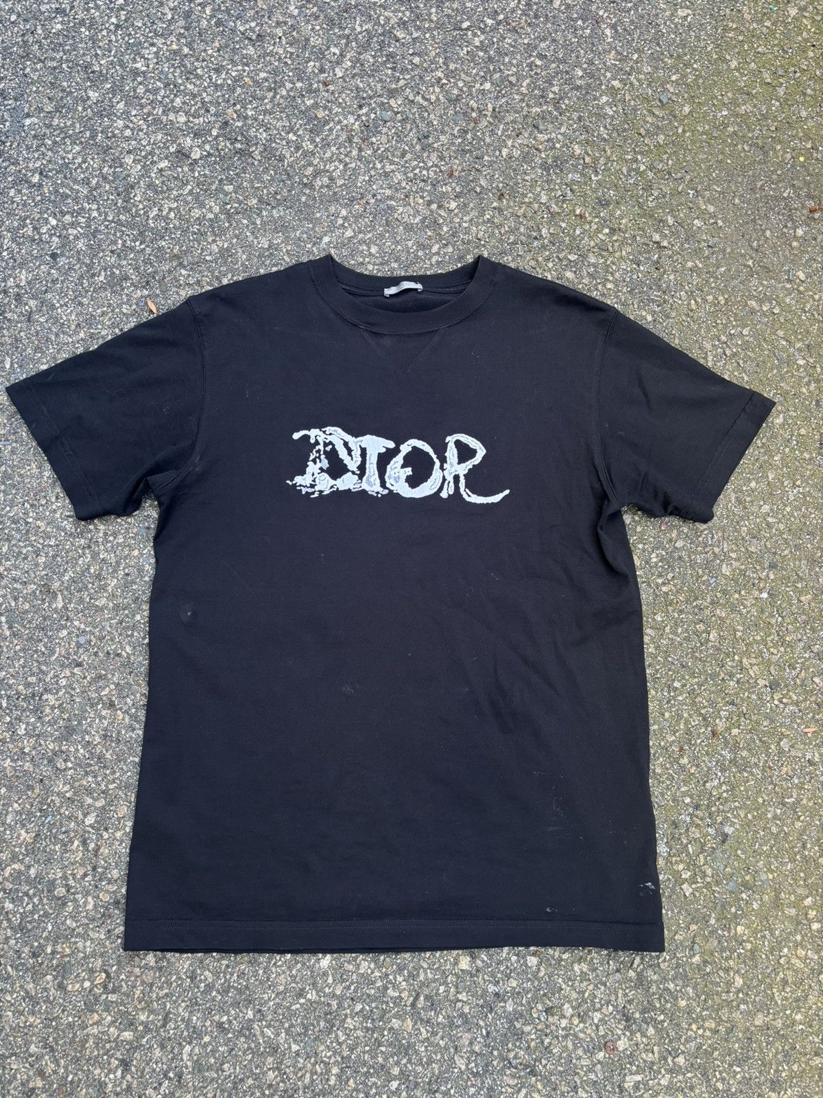 Dior Black Peter Doig Logo Tee | Grailed