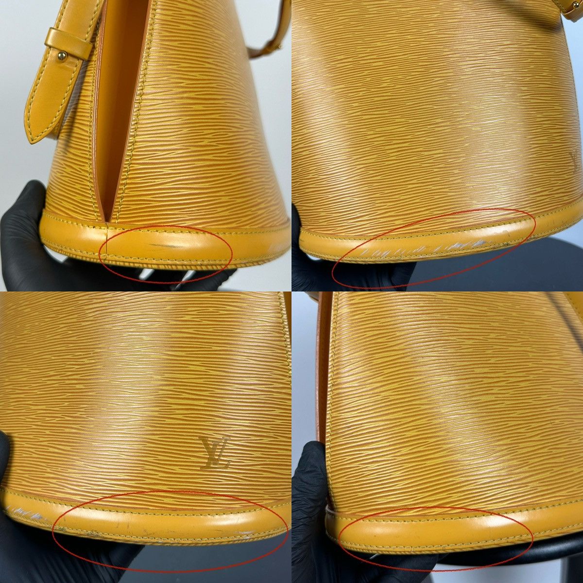 Louis Vuitton Louis Vuitton Epi Cluny Yellow Leather Shoulder Bag Size ONE SIZE - 20 Thumbnail